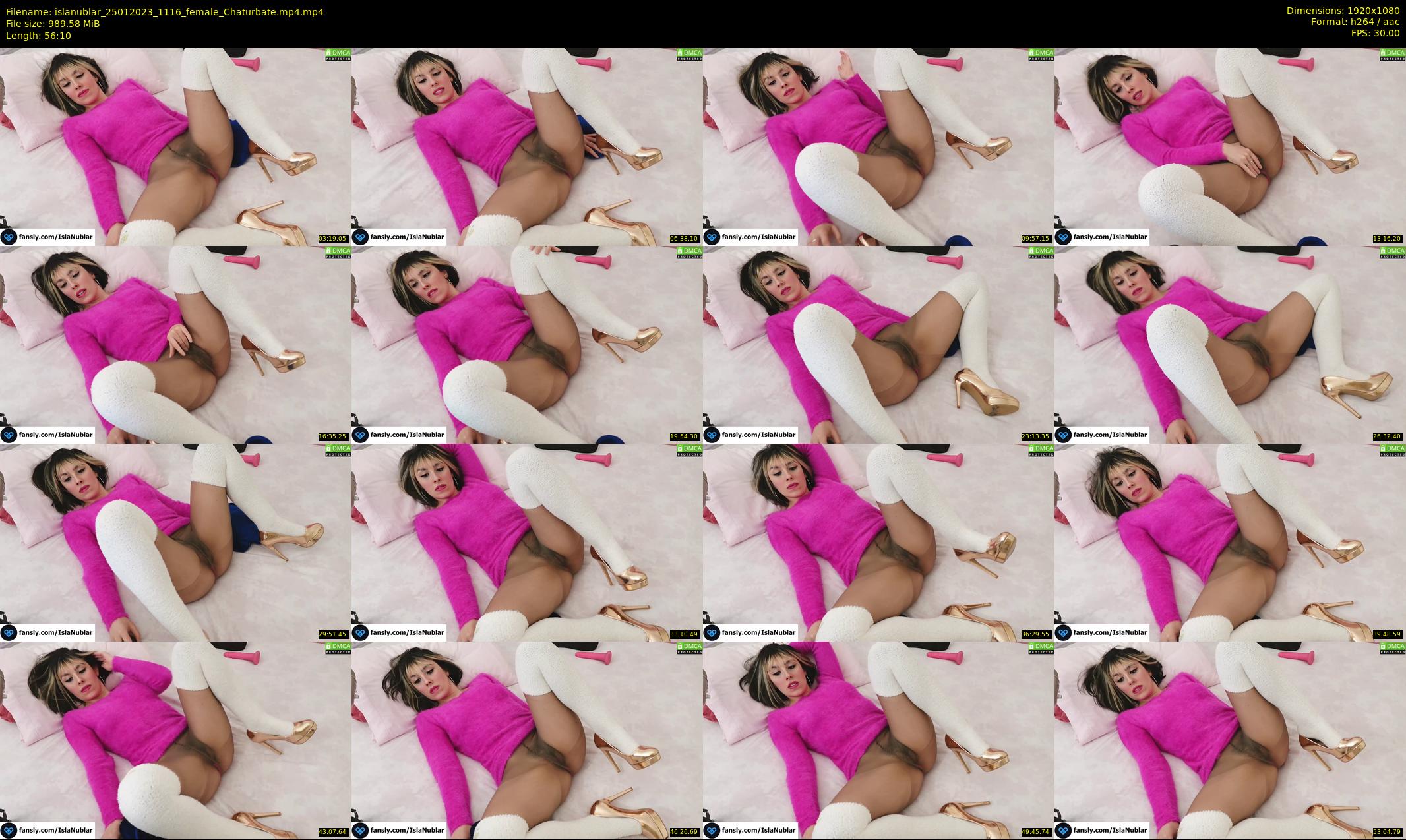 islanublar — 57 minute Chaturbate female cam show recording, 1080p, Jan 25, 2023