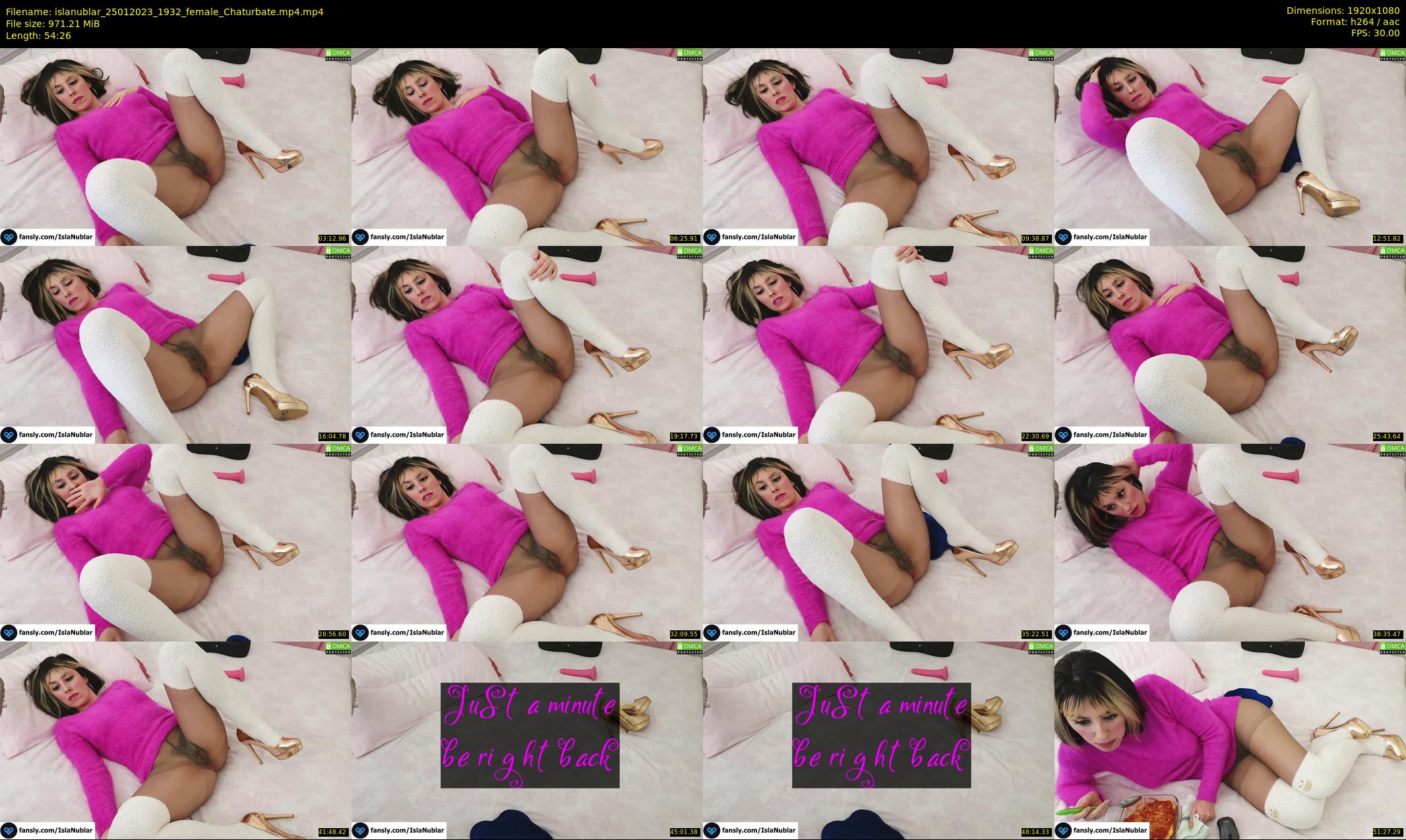 islanublar — 55 minute Chaturbate female cam show recording, 1080p, Jan 25, 2023