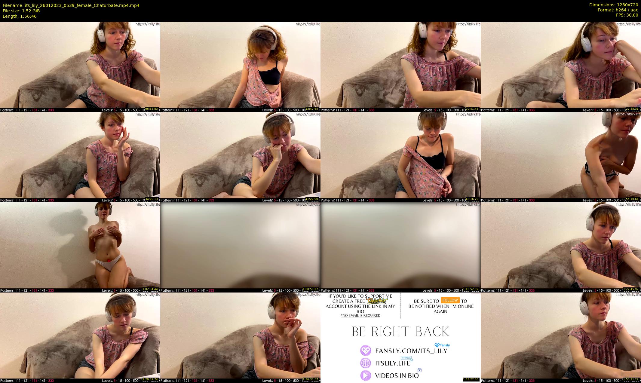 its_lily — 117 minute Chaturbate female cam show recording, 720p, Jan 26, 2023