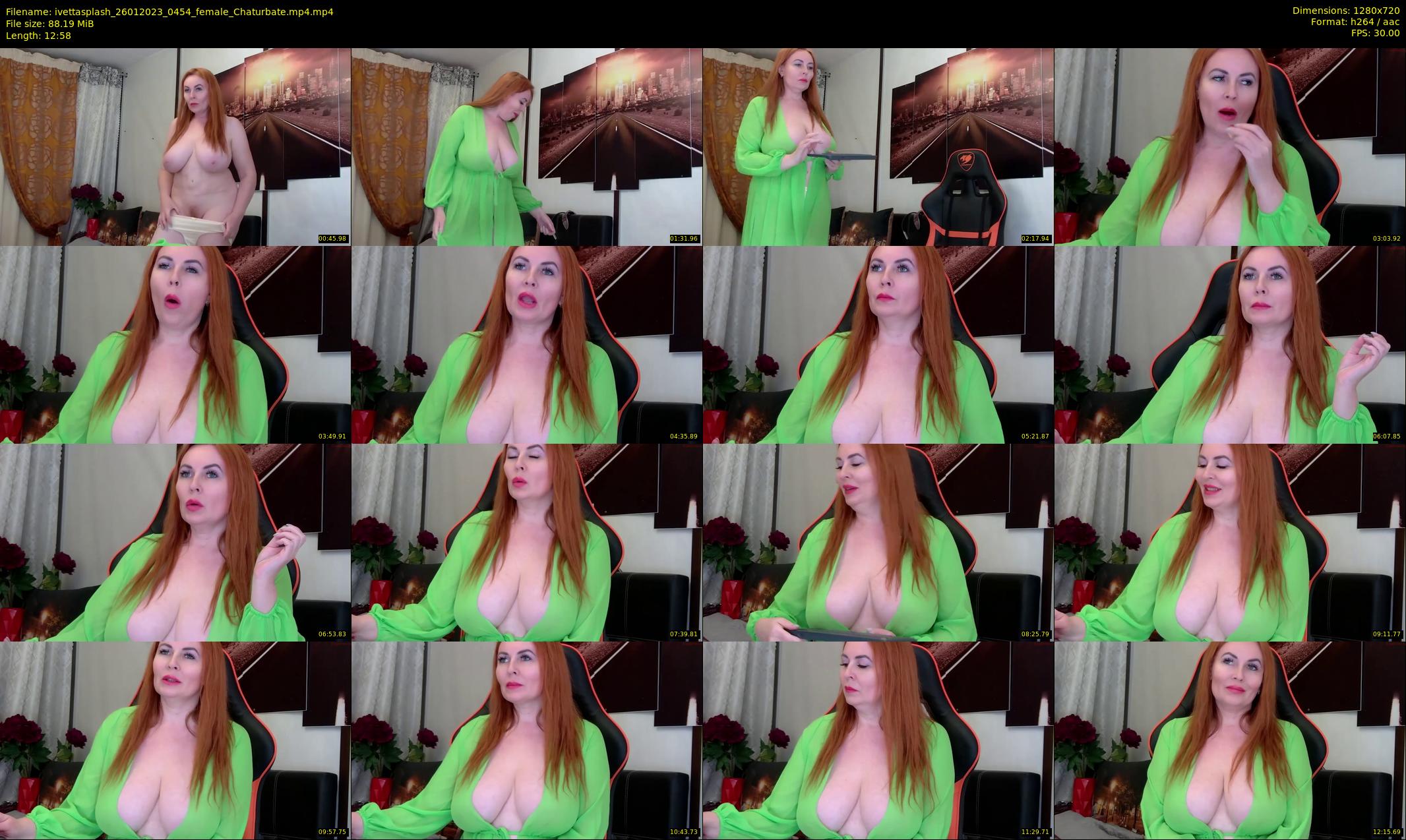 ivettasplash — 13 minute Chaturbate female cam show recording, 720p, Jan 26, 2023