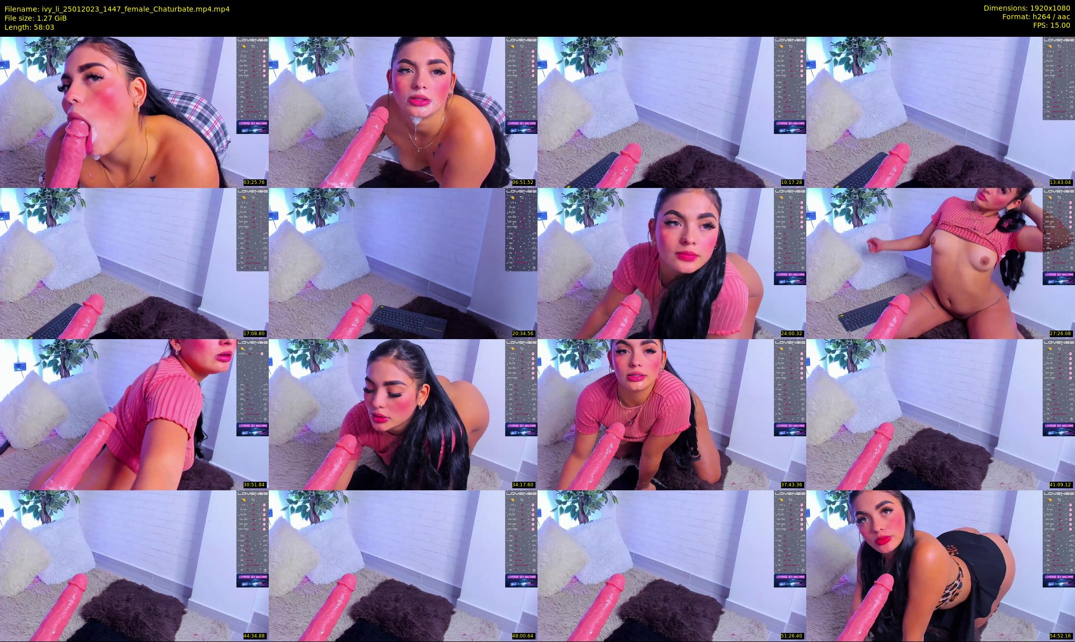 ivy_li — 59 minute Chaturbate female cam show recording, 1080p, Jan 25, 2023