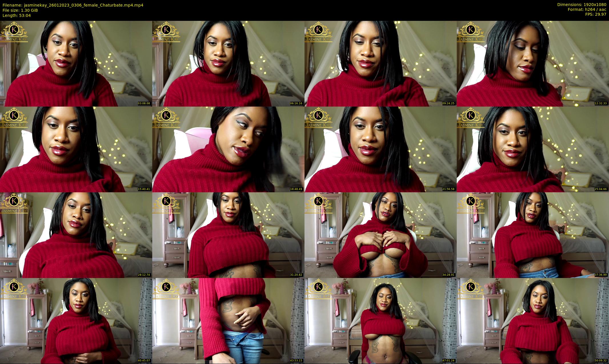 jasminekay — 54 minute Chaturbate female cam show recording, 1080p, Jan 26, 2023