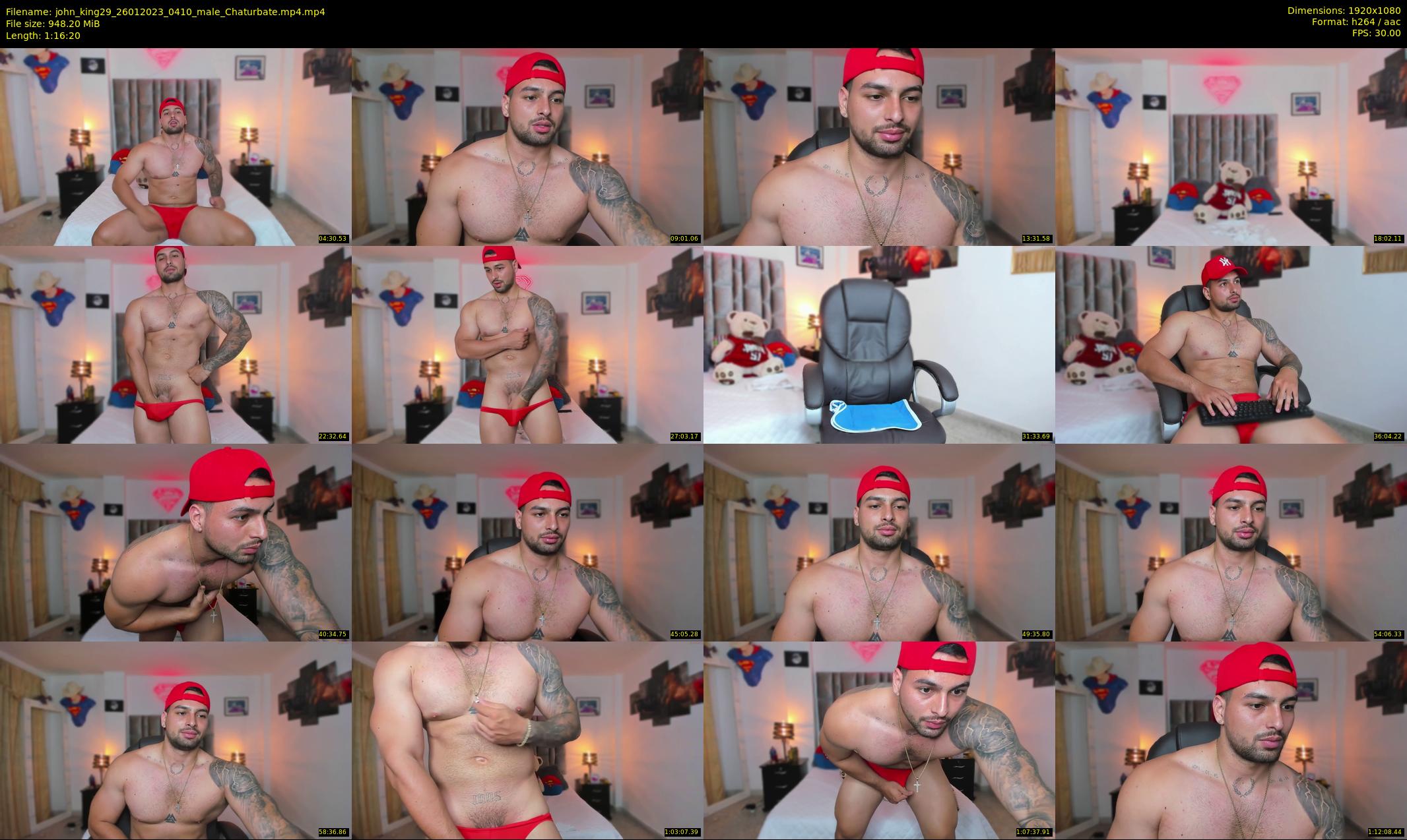 john_king29 — 77 minute Chaturbate male cam show recording, 1080p, Jan 26, 2023