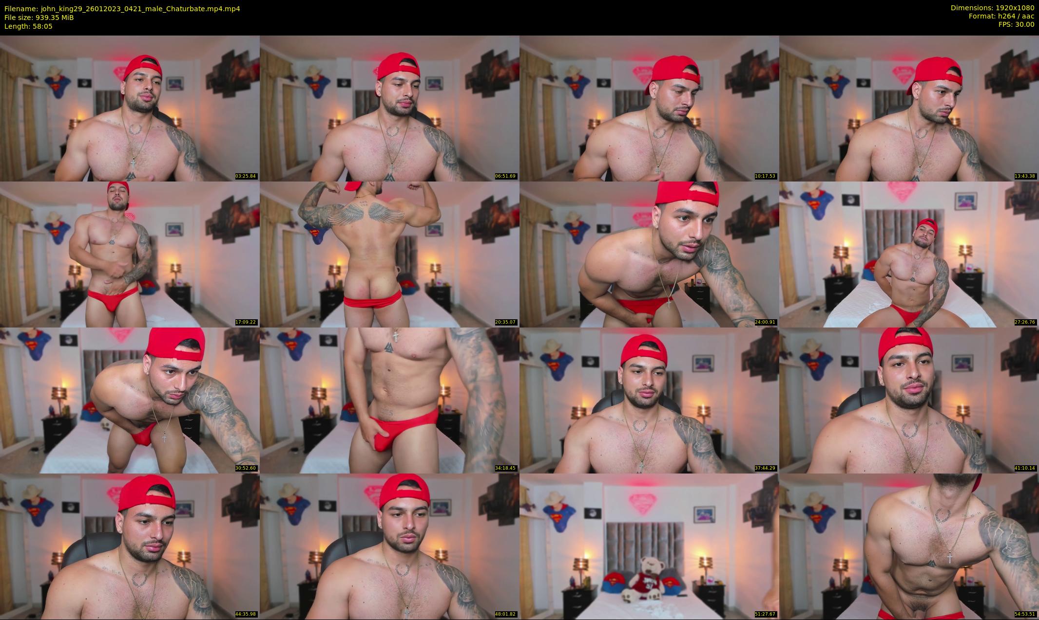 john_king29 — 59 minute Chaturbate male cam show recording, 1080p, Jan 26, 2023