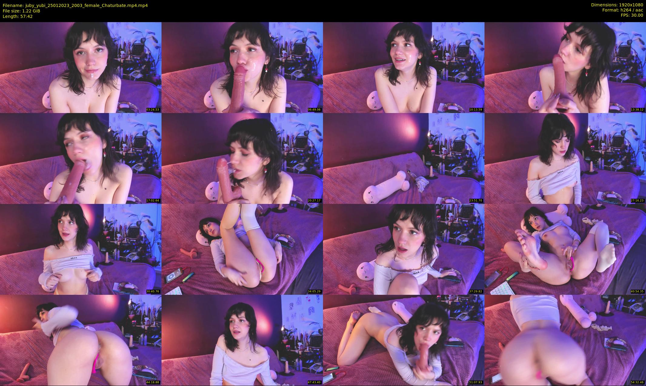 juby_yubi — 58 minute Chaturbate female cam show recording, 1080p, Jan 25, 2023