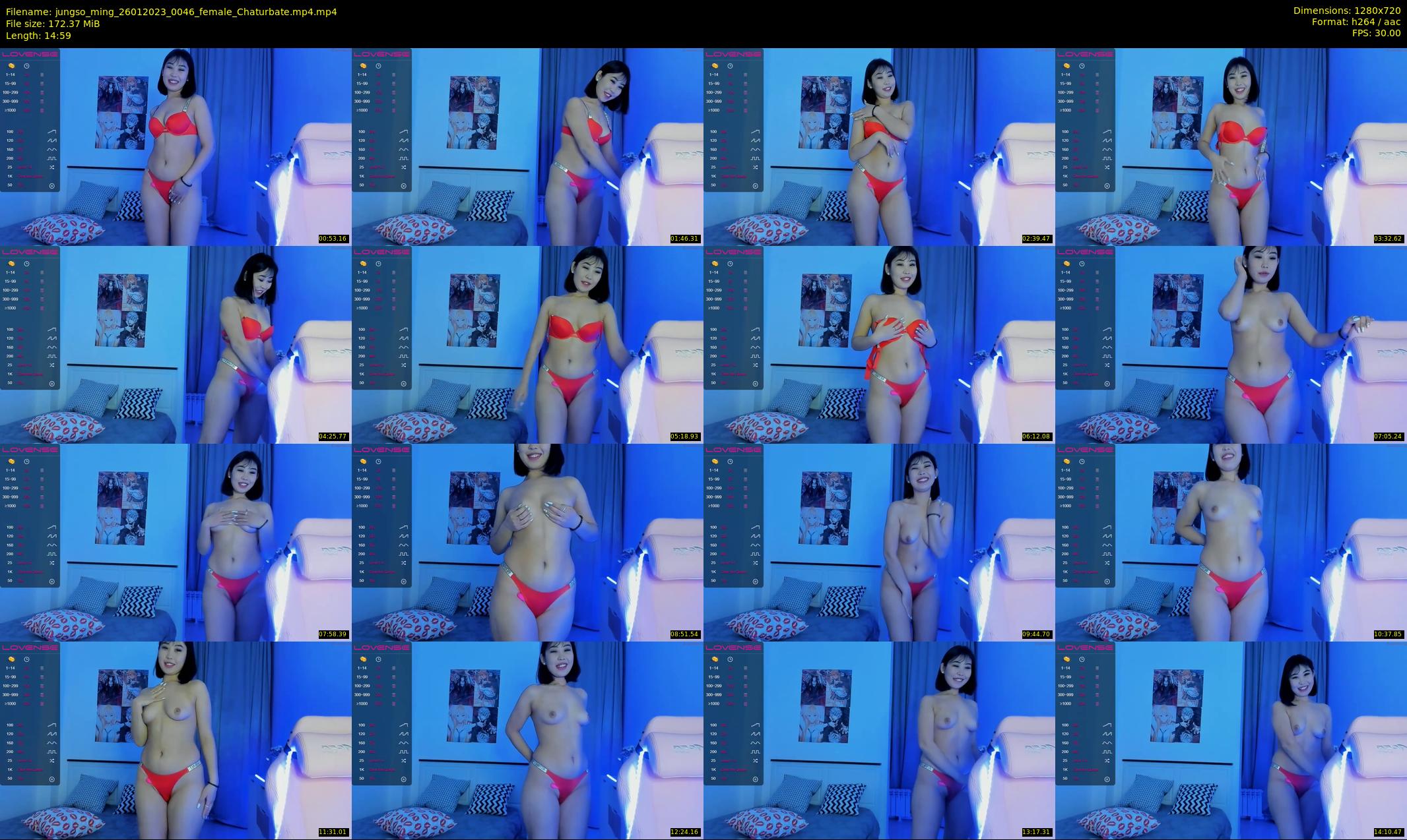 jungso_ming — 15 minute Chaturbate female cam show recording, 720p, Jan 26, 2023