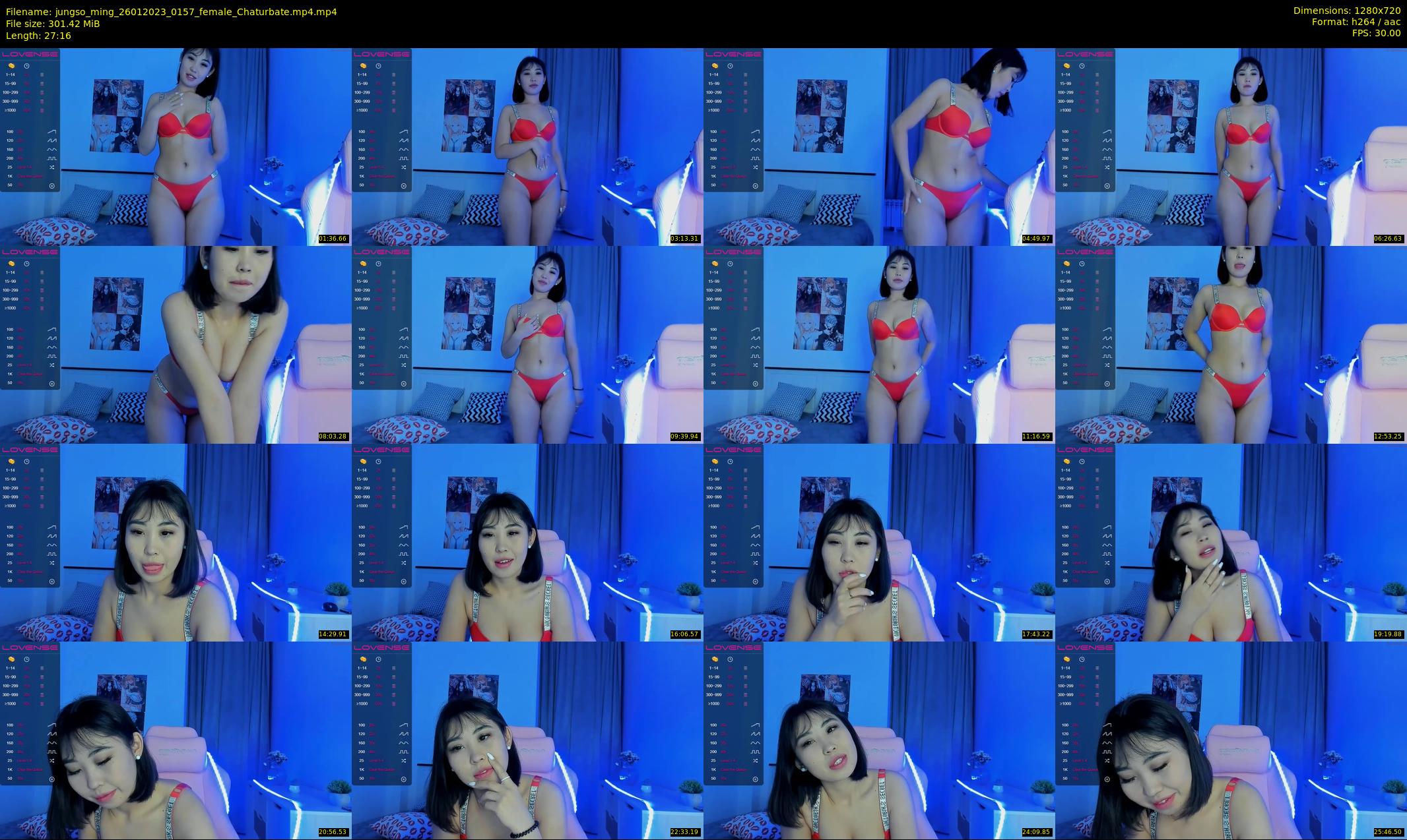 jungso_ming — 28 minute Chaturbate female cam show recording, 720p, Jan 26, 2023
