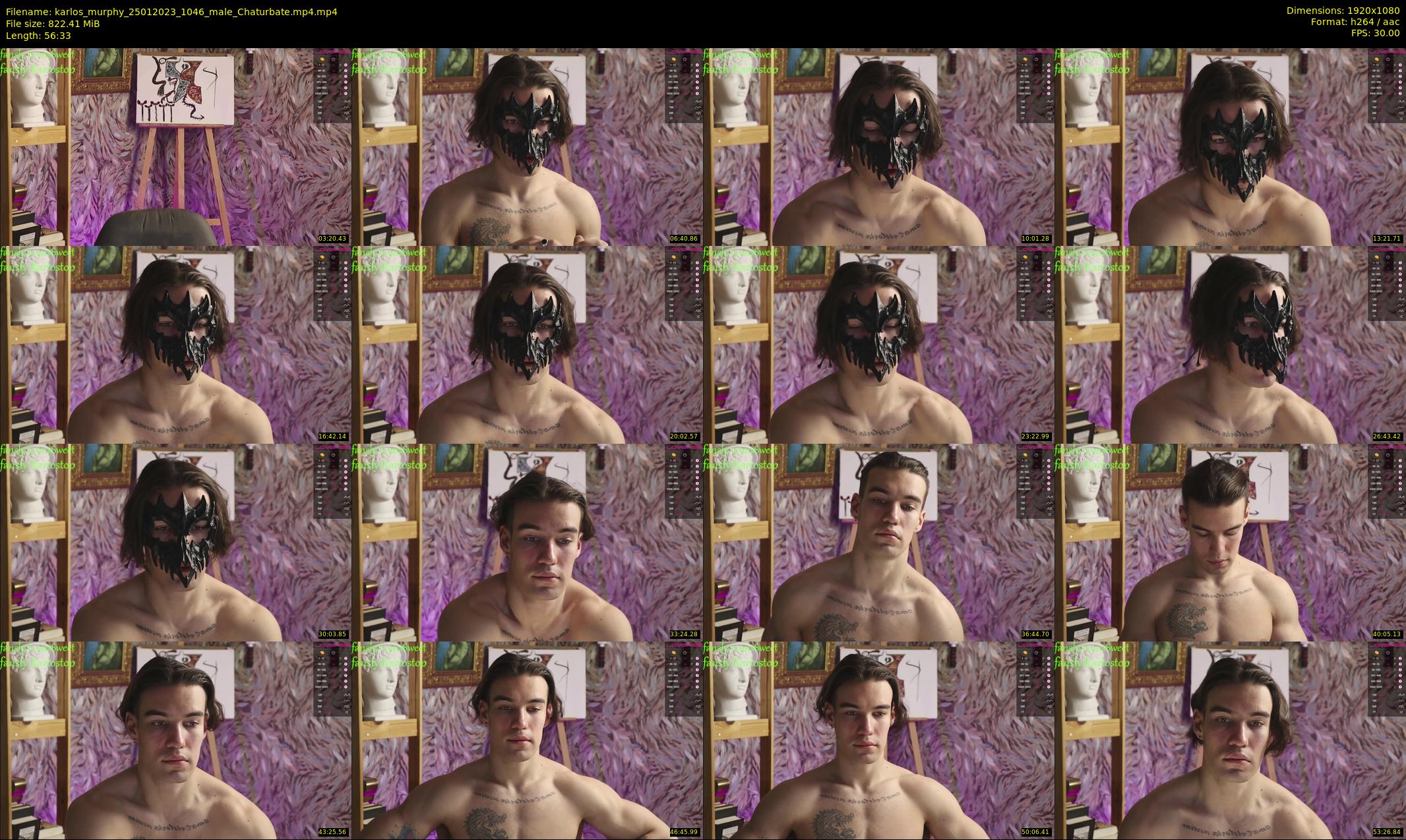 karlos_murphy — 57 minute Chaturbate male cam show recording, 1080p, Jan 25, 2023