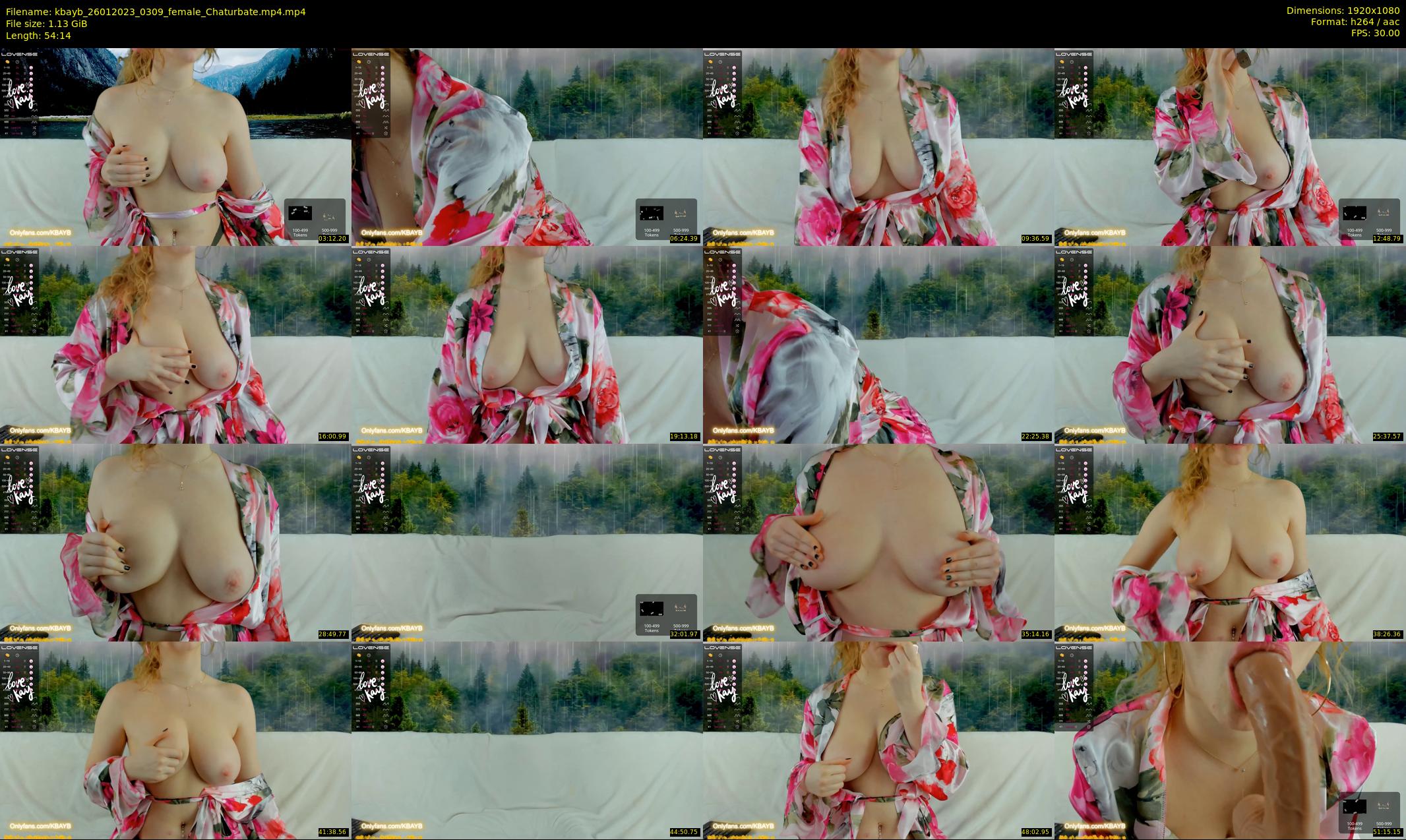kbayb — 55 minute Chaturbate female cam show recording, 1080p, Jan 26, 2023