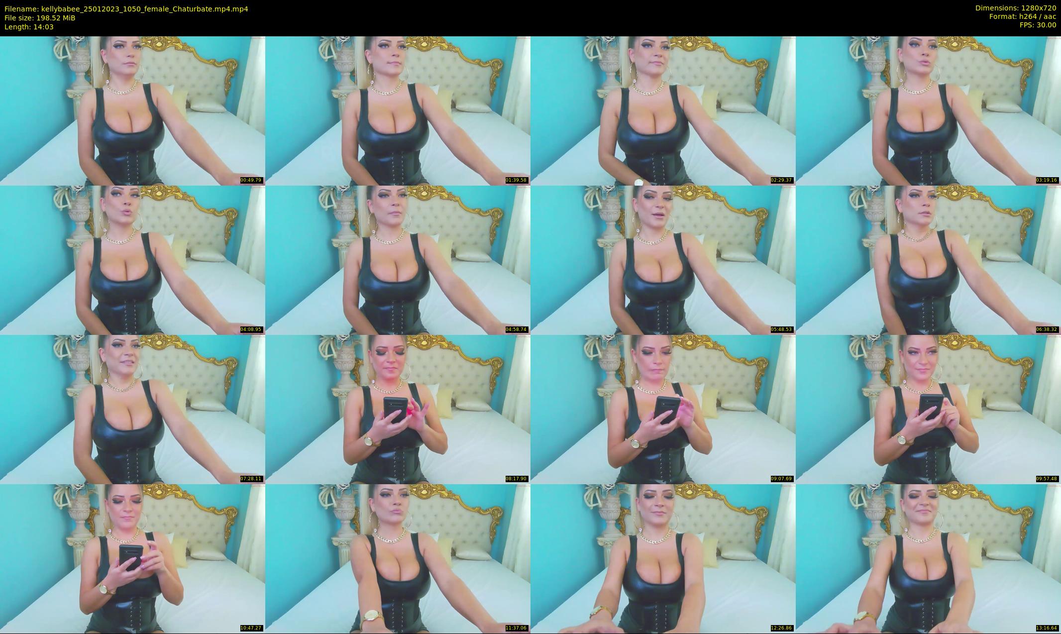 kellybabee — 15 minute Chaturbate female cam show recording, 720p, Jan 25, 2023