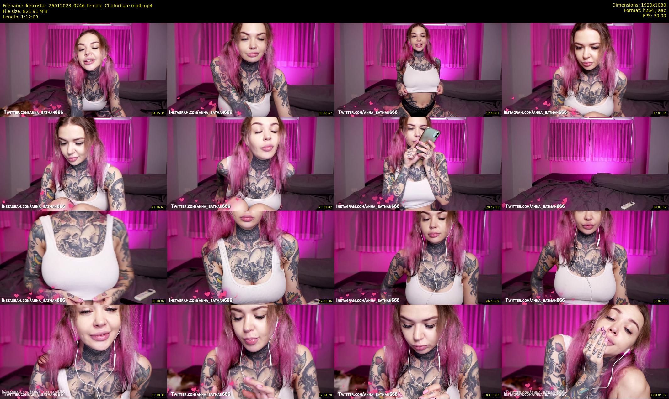 keokistar — 73 minute Chaturbate female cam show recording, 1080p, Jan 26, 2023
