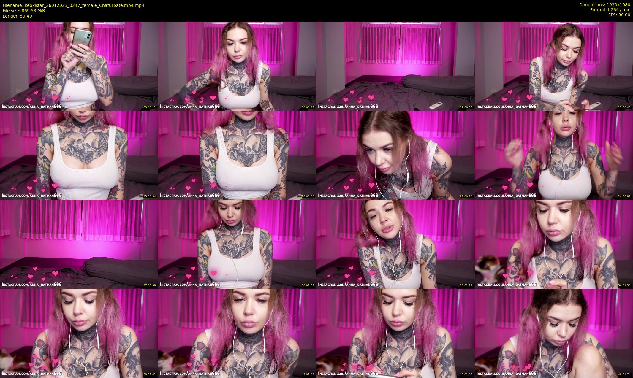 keokistar — 51 minute Chaturbate female cam show recording, 1080p, Jan 26, 2023