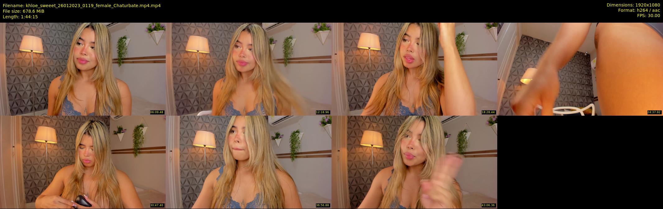 khloe_sweeet — 105 minute Chaturbate female cam show recording, 1080p, Jan 26, 2023