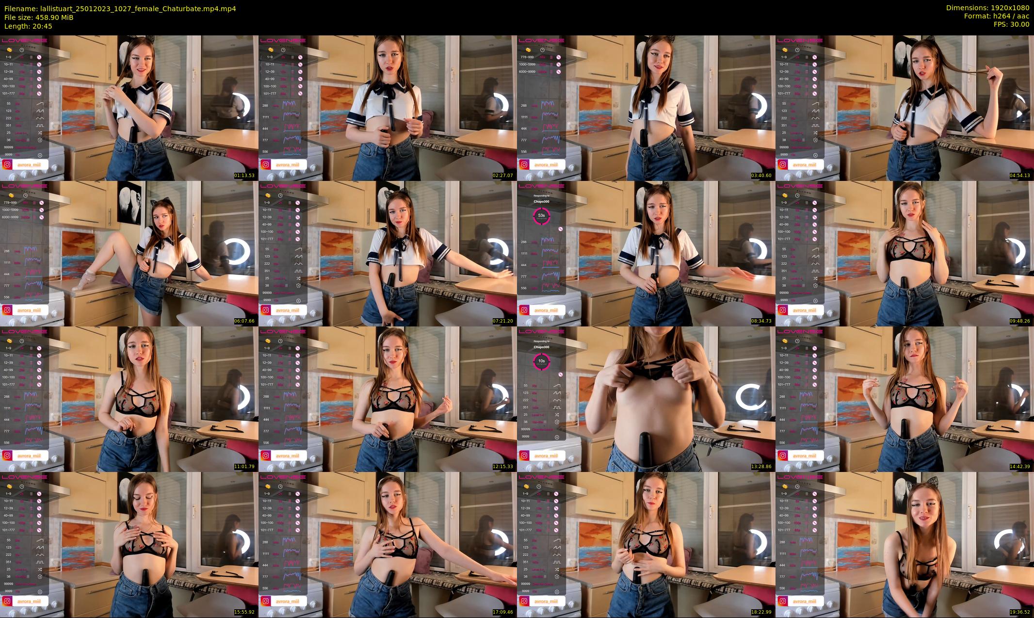 lallistuart — 21 minute Chaturbate female cam show recording, 1080p, Jan 25, 2023