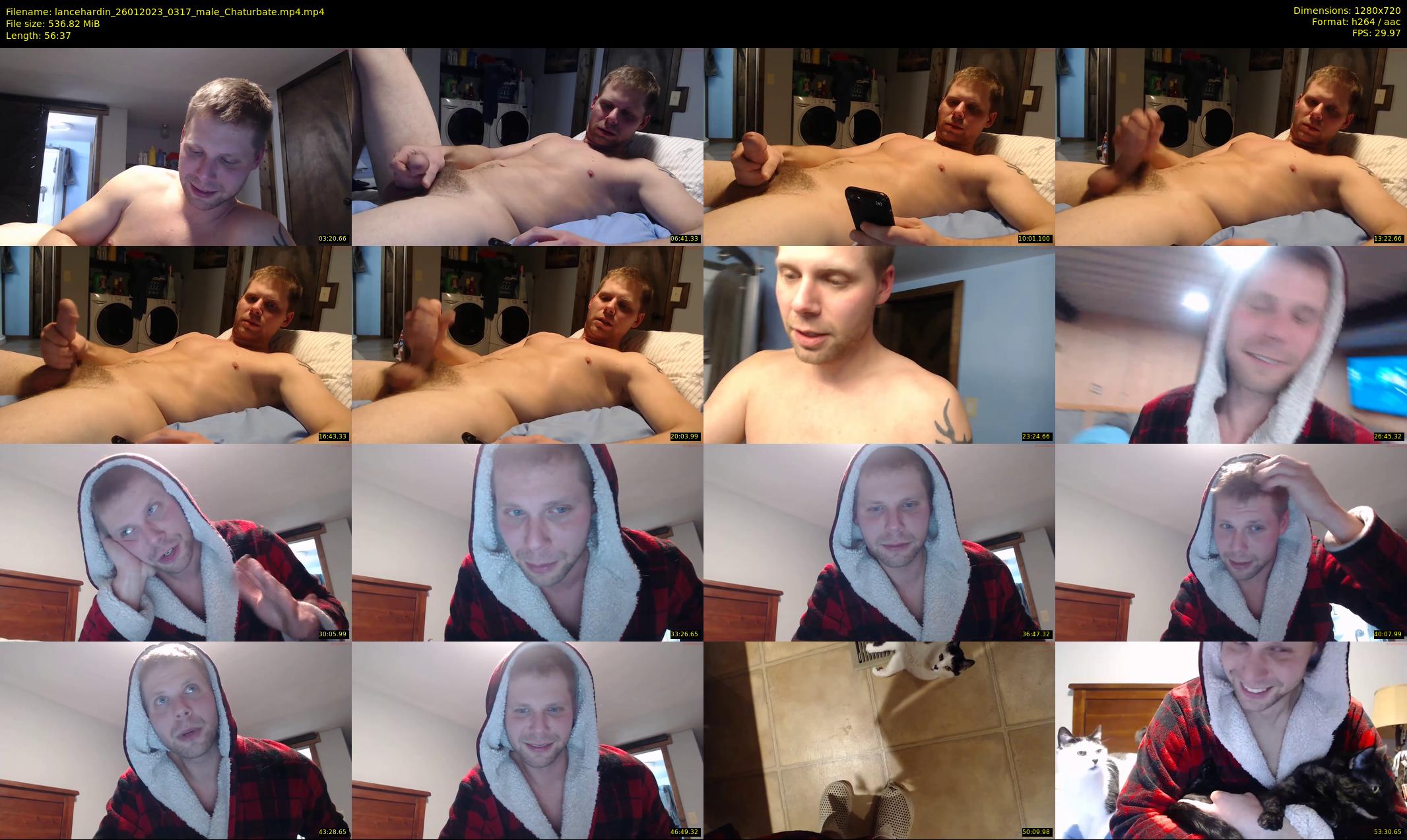 lancehardin — 57 minute Chaturbate male cam show recording, 720p, Jan 26, 2023