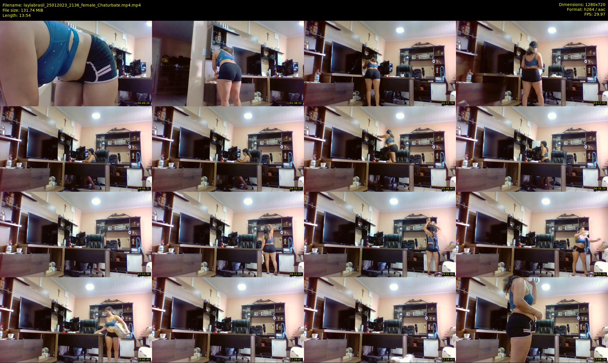 laylabrasil — 14 minute Chaturbate female cam show recording, 720p, Jan 25, 2023