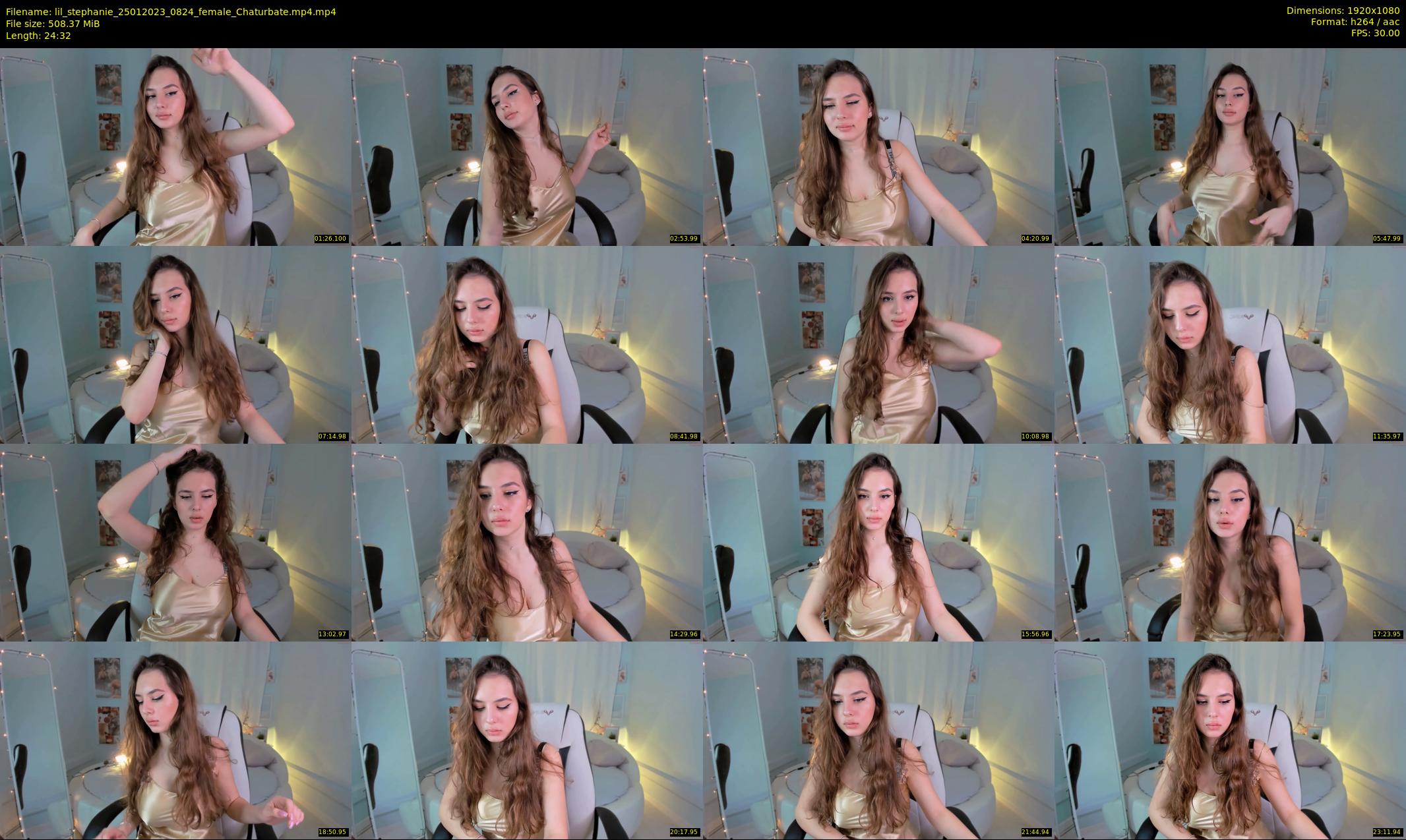 lil_stephanie — 25 minute Chaturbate female cam show recording, 1080p, Jan 25, 2023