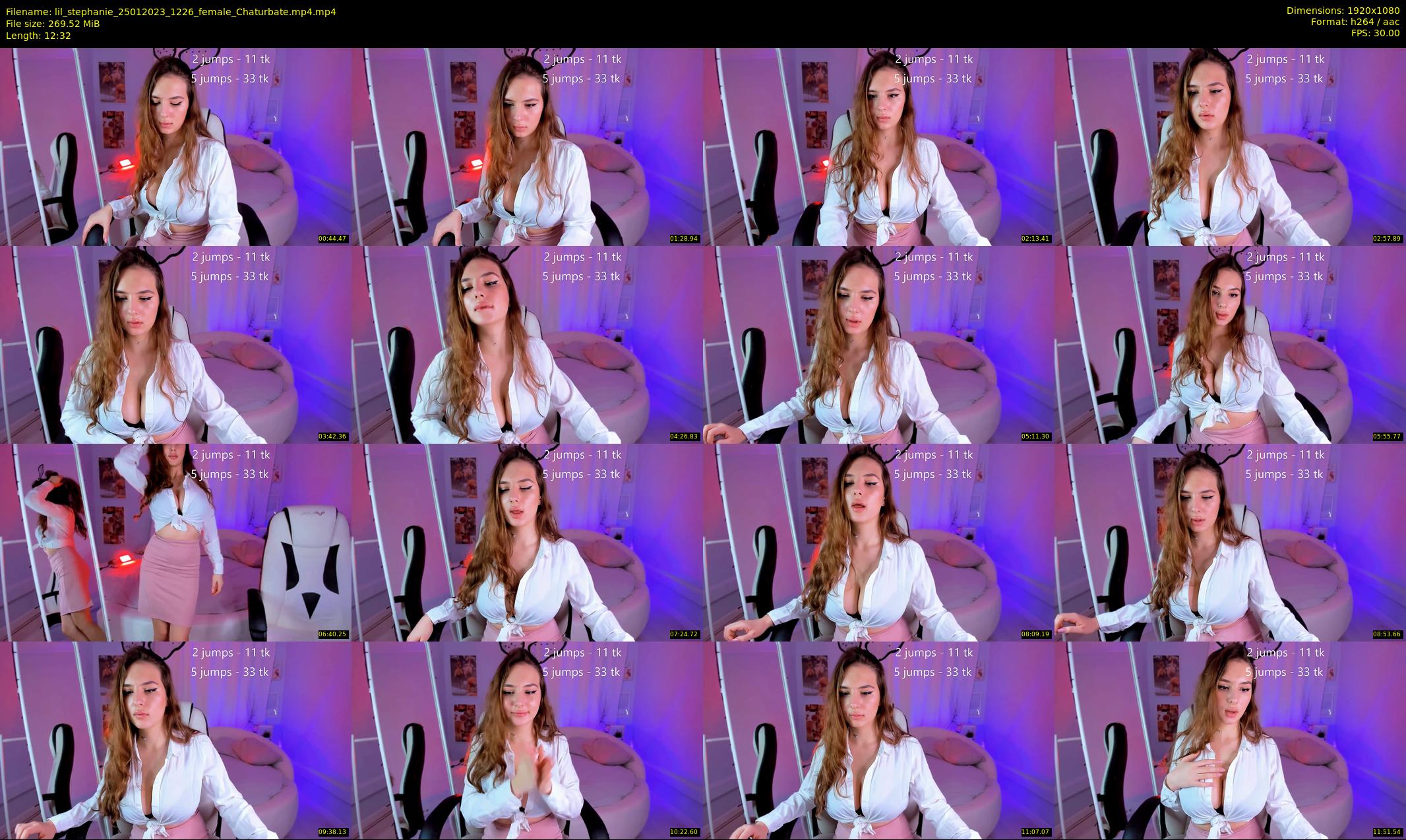 lil_stephanie — 13 minute Chaturbate female cam show recording, 1080p, Jan 25, 2023