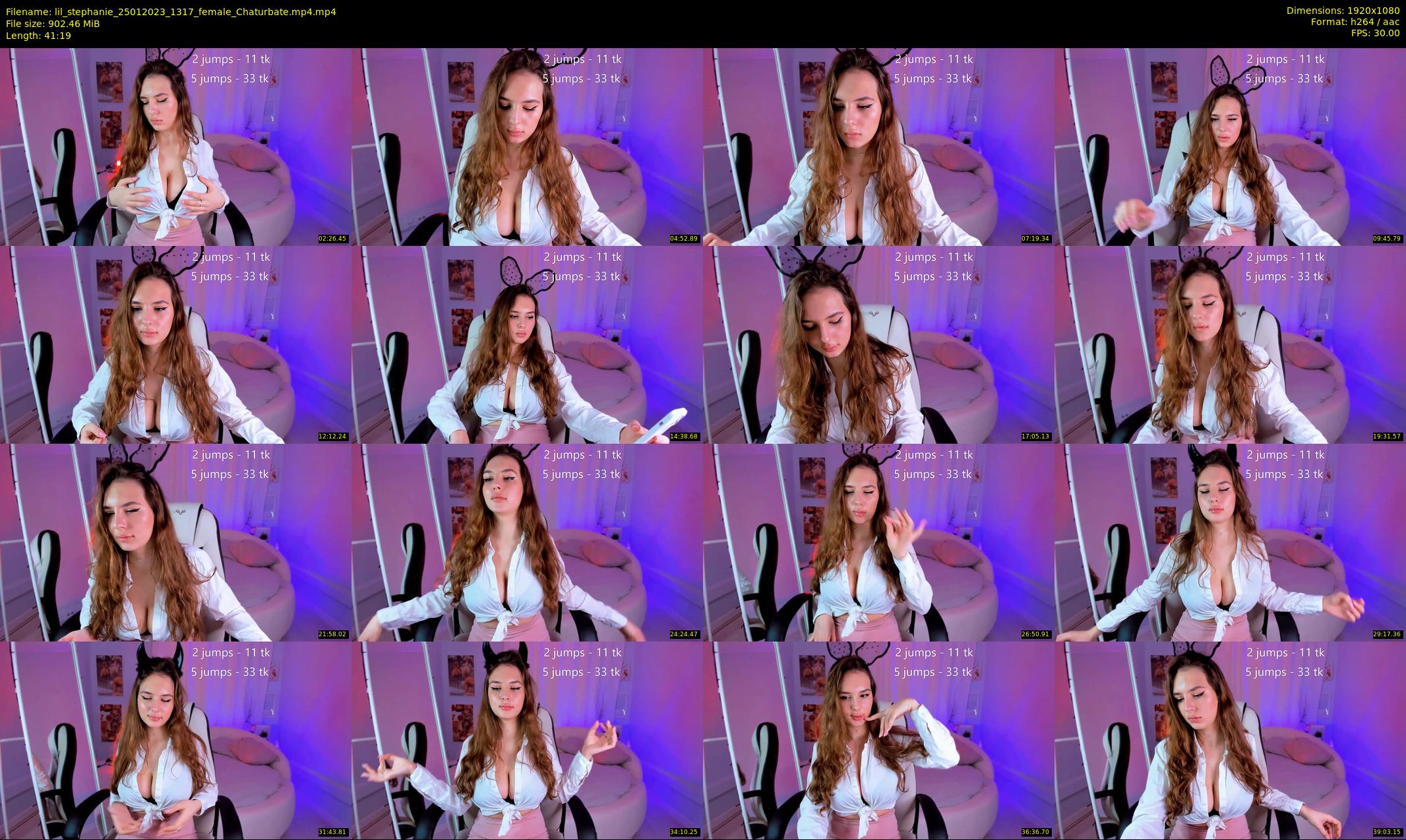 lil_stephanie — 42 minute Chaturbate female cam show recording, 1080p, Jan 25, 2023