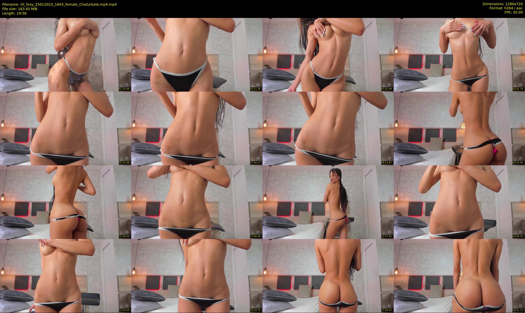 lili_foxy — 20 minute Chaturbate female cam show recording, 720p, Jan 25, 2023