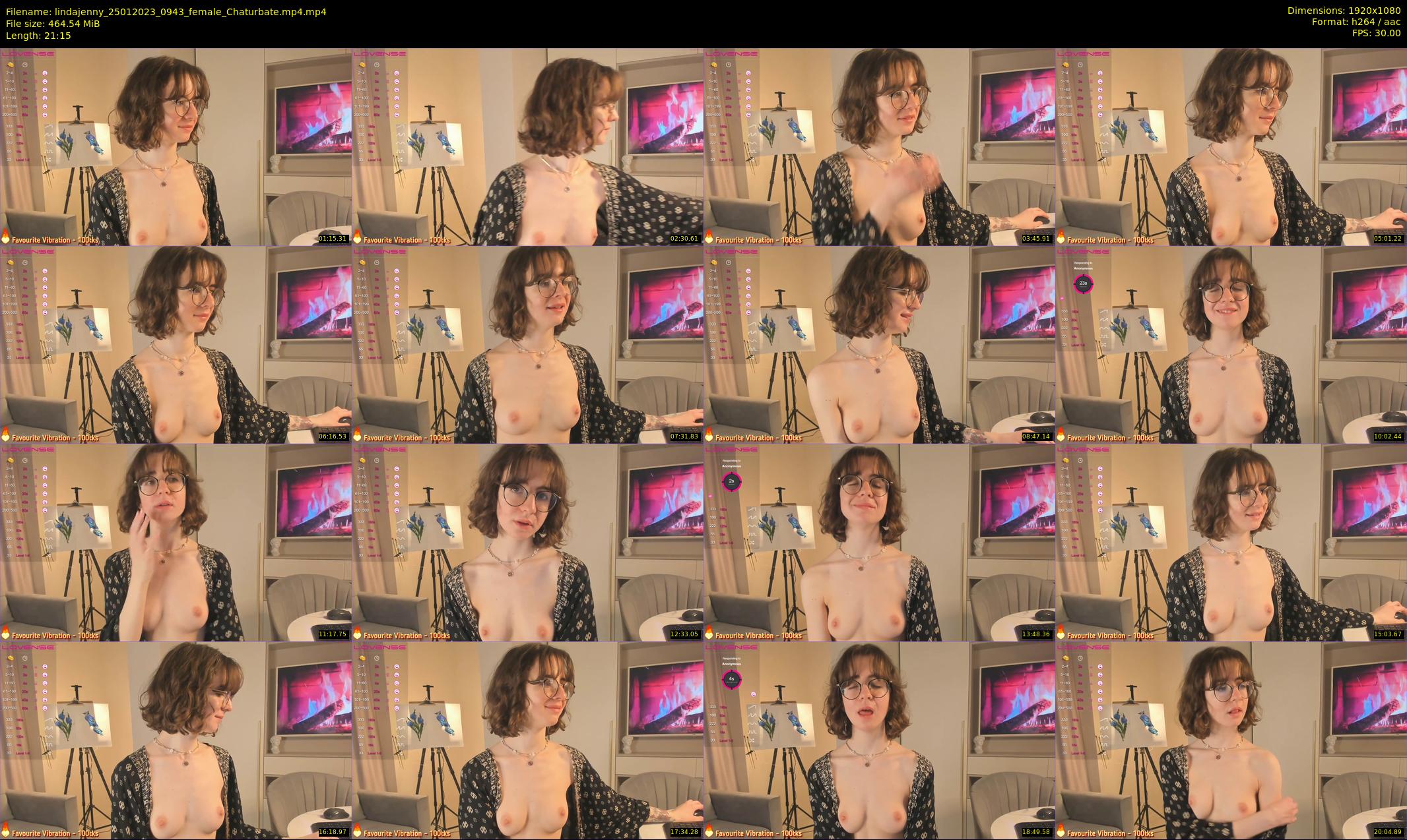 lindajenny — 22 minute Chaturbate couple cam show recording, 1080p, Jan 25, 2023