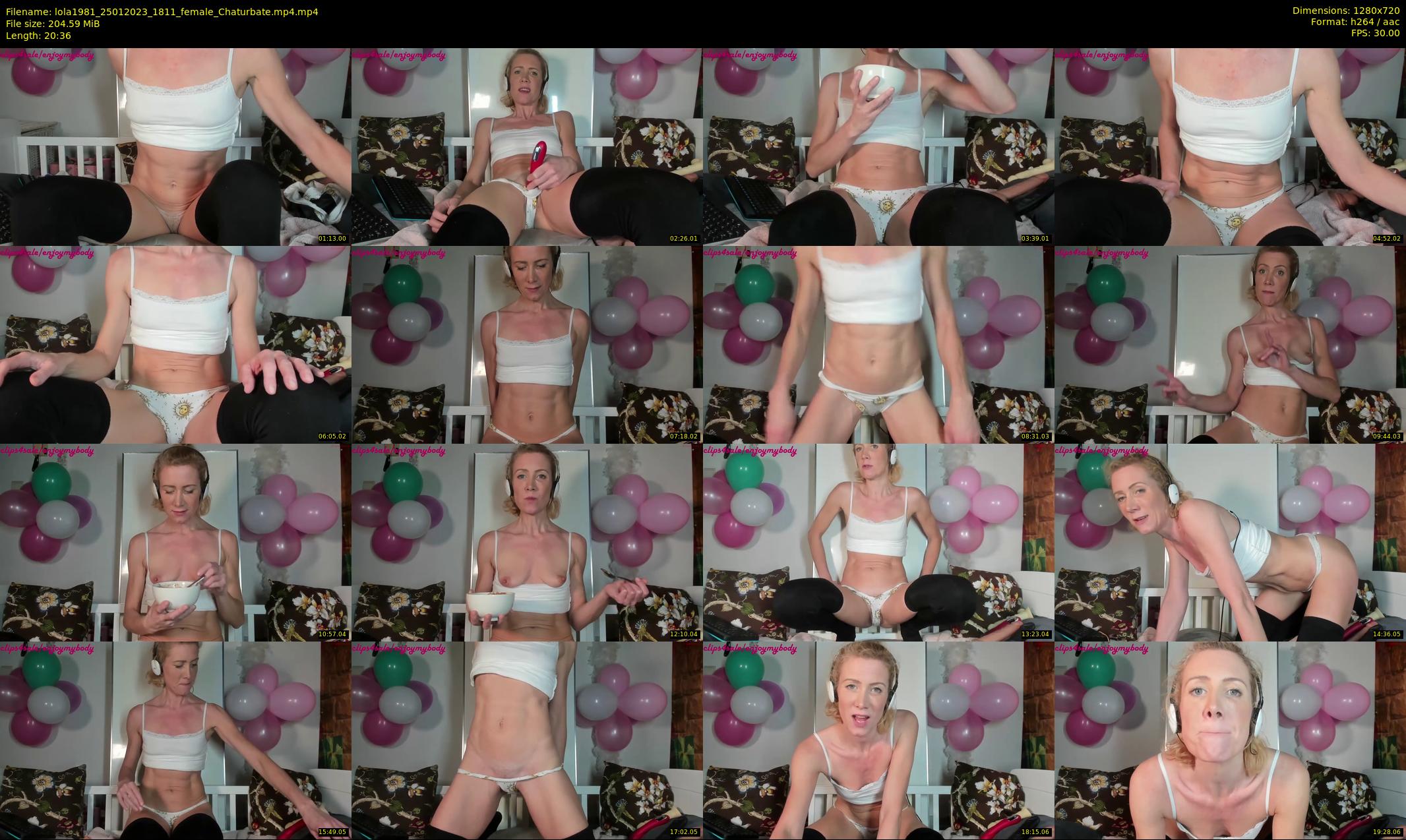 lola1981 — 21 minute Chaturbate female cam show recording, 720p, Jan 25, 2023