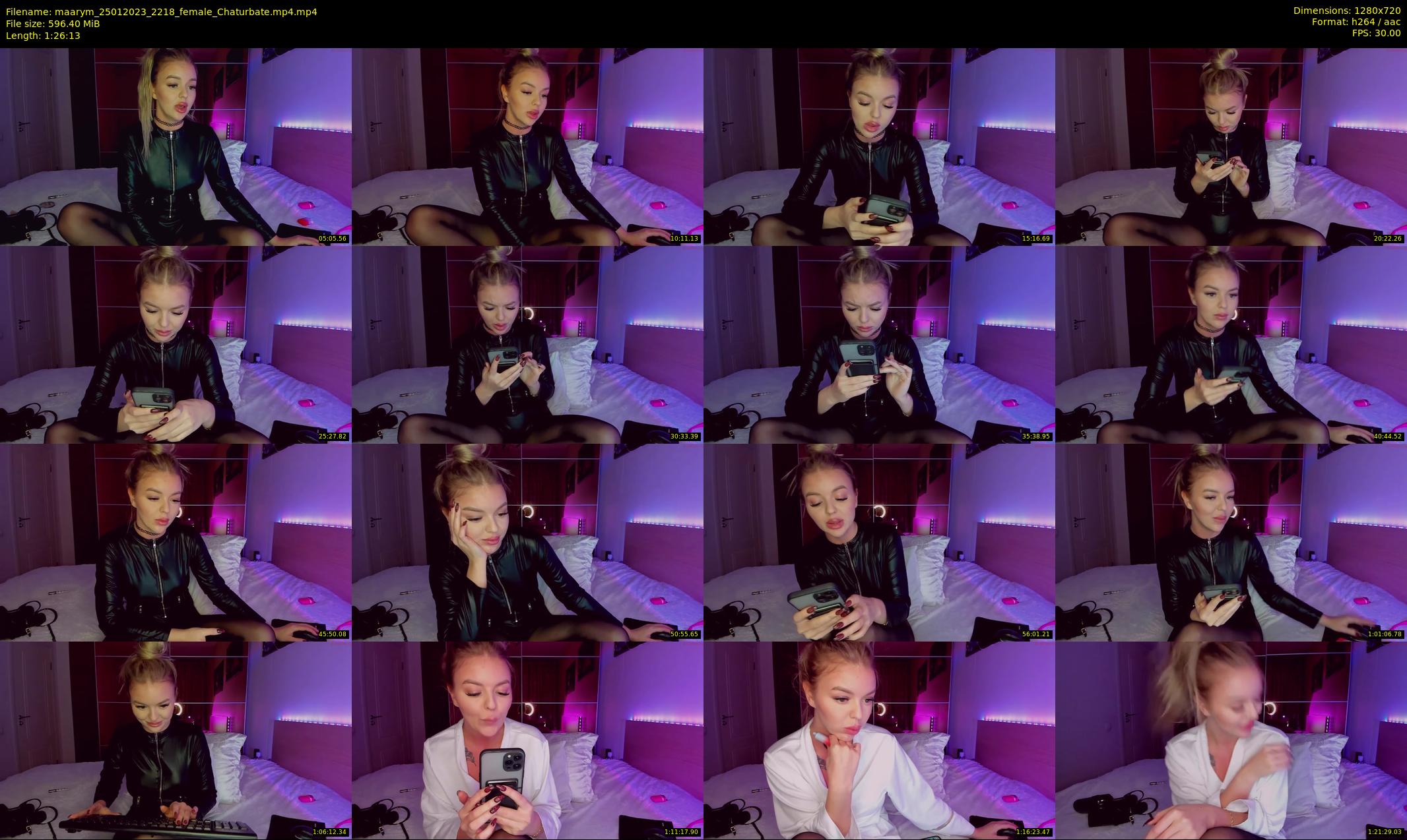 maarym — 87 minute Chaturbate couple cam show recording, 720p, Jan 25, 2023