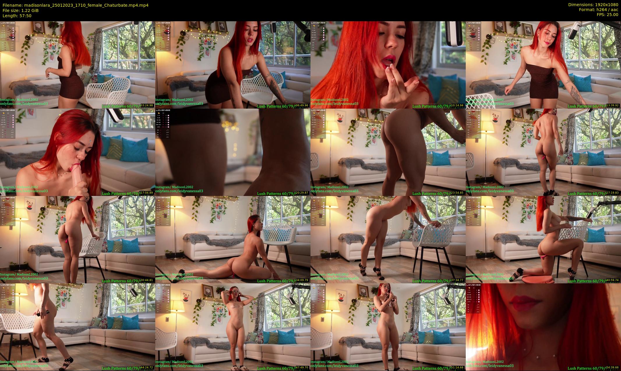 madisonlara — 58 minute Chaturbate female cam show recording, 1080p, Jan 25, 2023