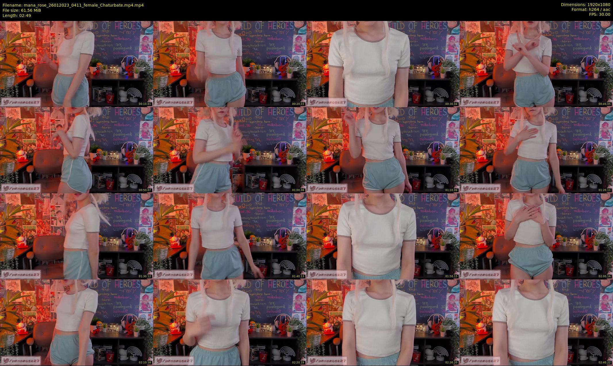 mana_rose — 3 minute Chaturbate female cam show recording, 1080p, Jan 26, 2023