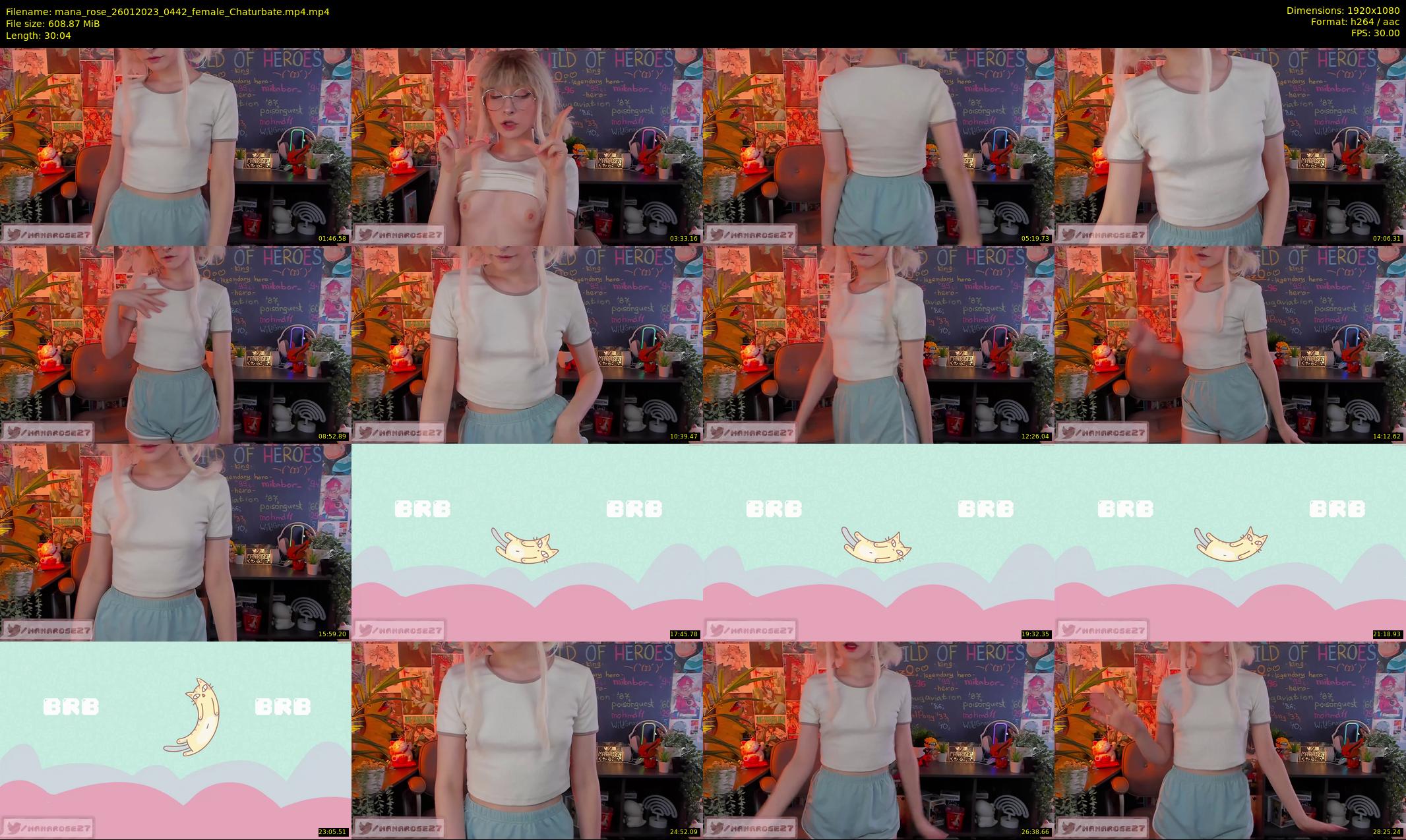 mana_rose — 31 minute Chaturbate female cam show recording, 1080p, Jan 26, 2023