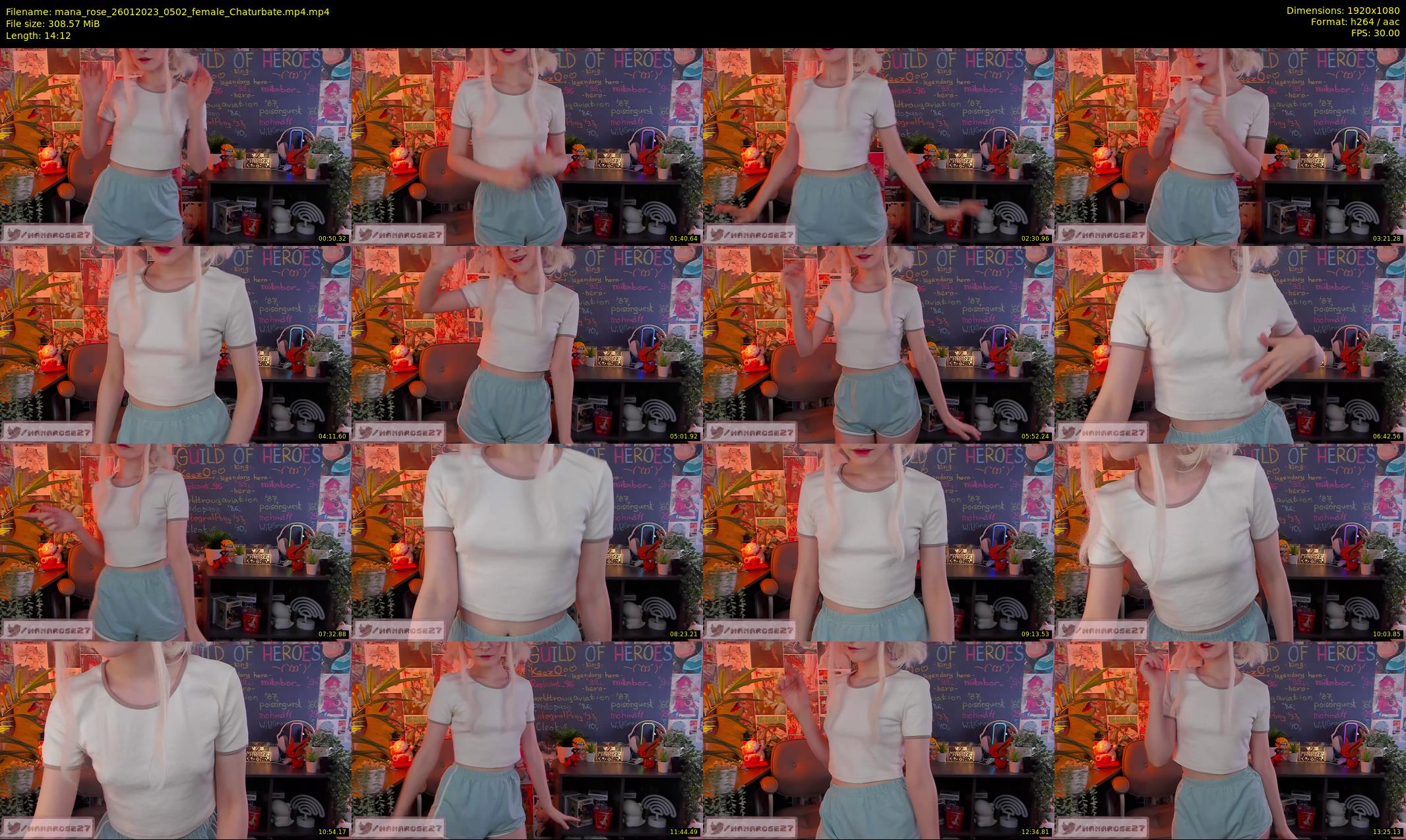 mana_rose — 15 minute Chaturbate female cam show recording, 1080p, Jan 26, 2023
