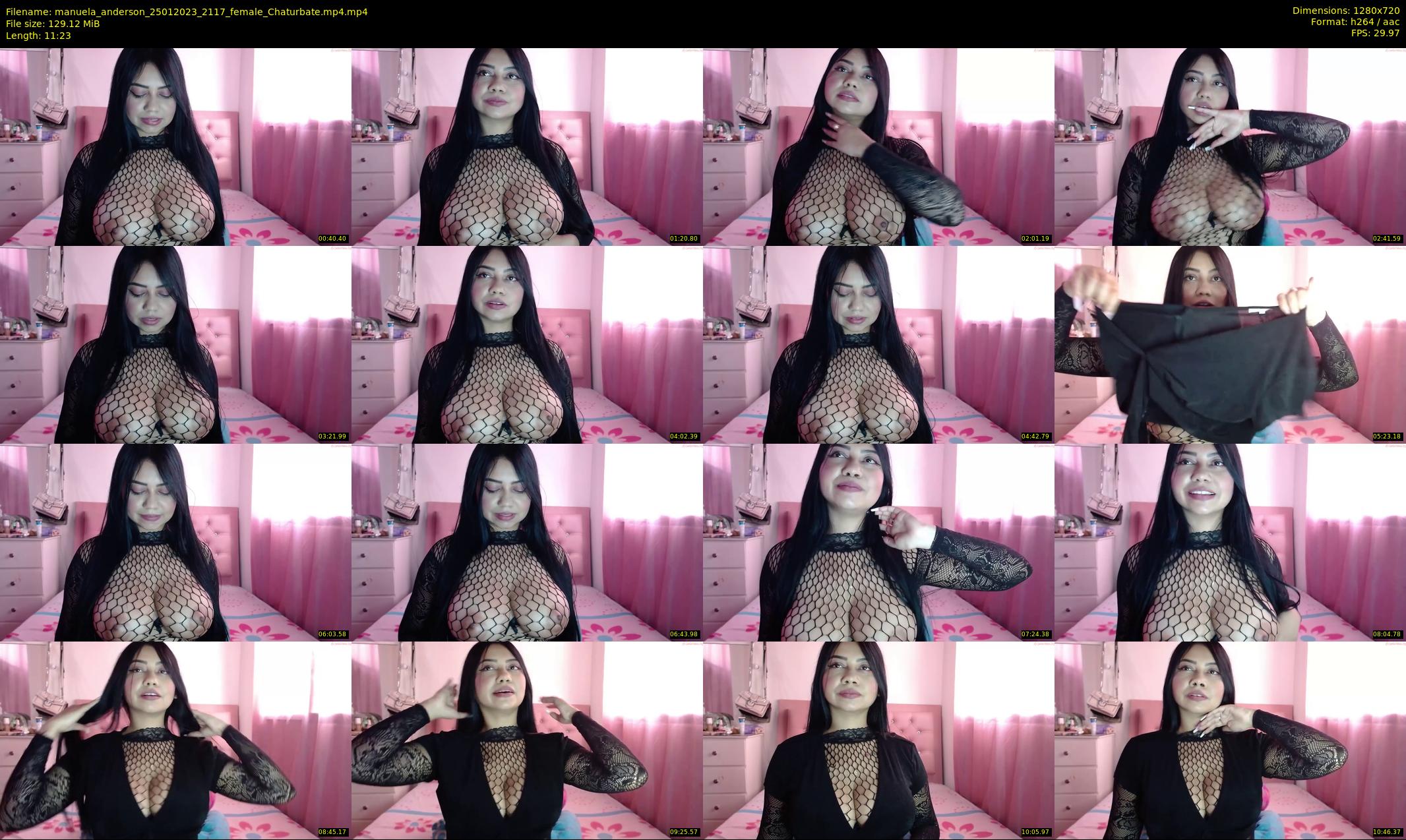 manuela_anderson — 12 minute Chaturbate female cam show recording, 720p, Jan 25, 2023