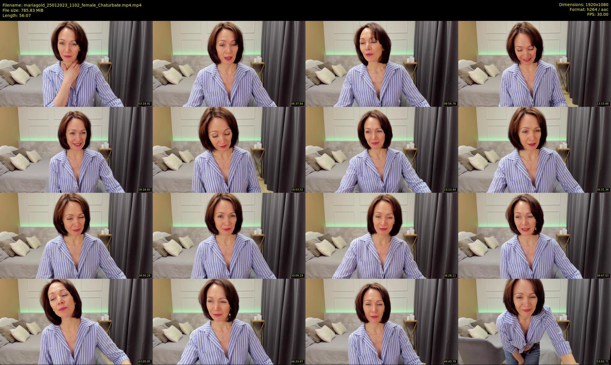 mariagold — 57 minute Chaturbate female cam show recording, 1080p, Jan 25, 2023