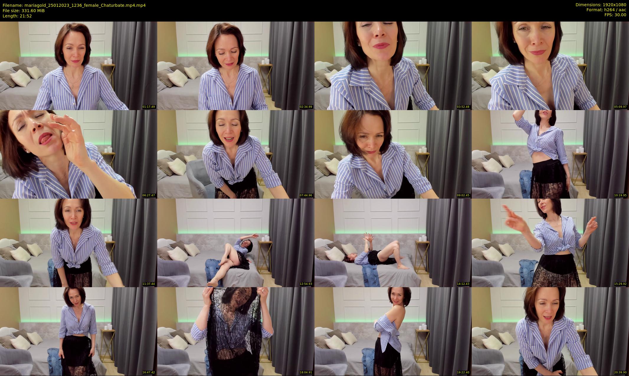 mariagold — 22 minute Chaturbate female cam show recording, 1080p, Jan 25, 2023