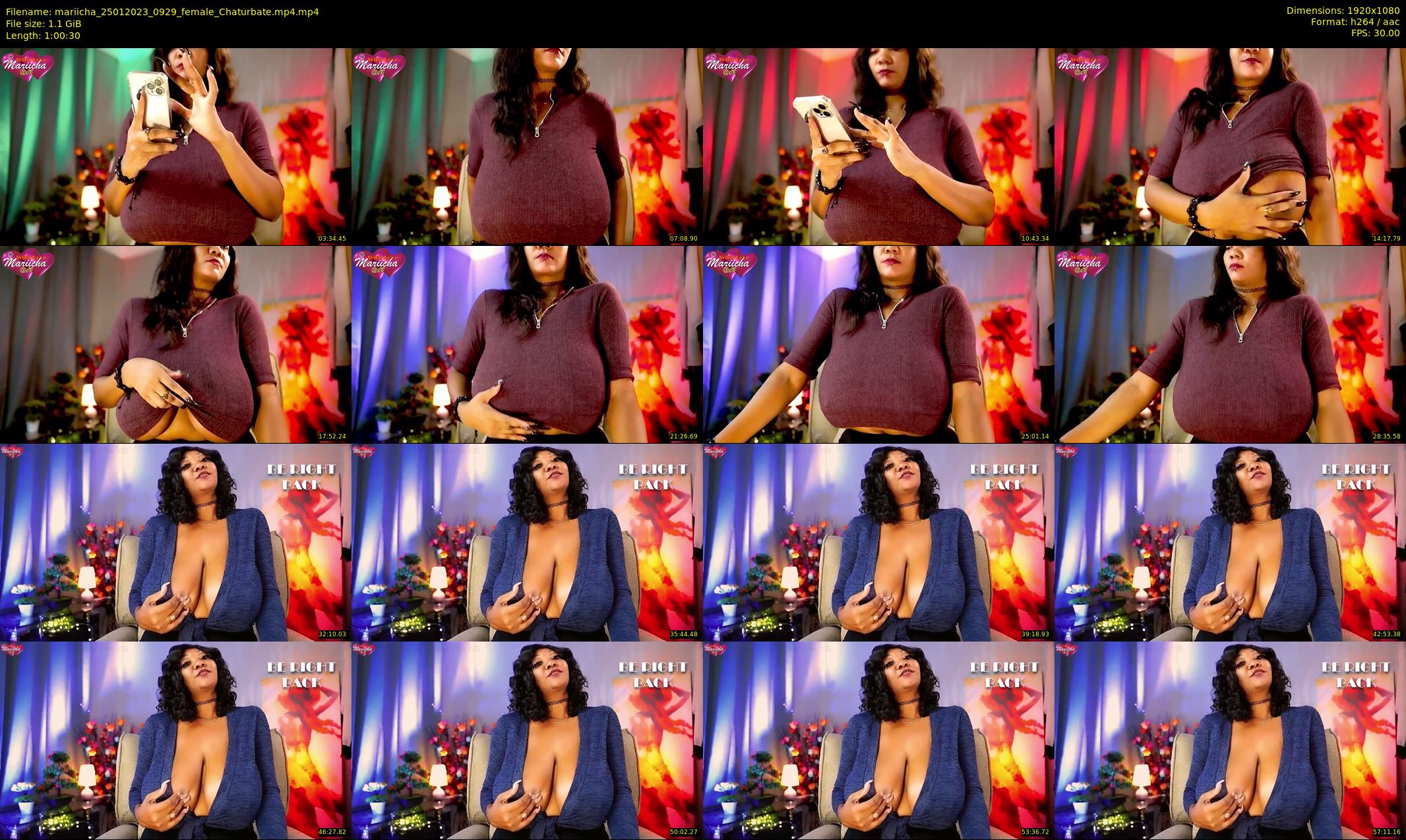 mariicha — 61 minute Chaturbate female cam show recording, 1080p, Jan 25, 2023