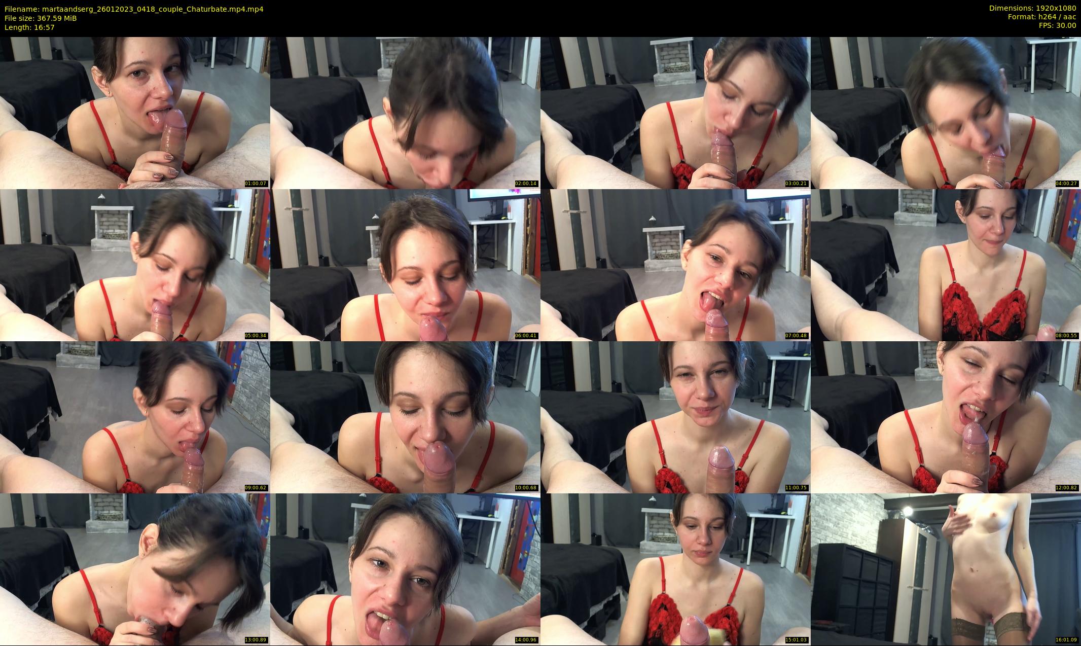 martaandserg — 17 minute Chaturbate female cam show recording, 1080p, Jan 26, 2023