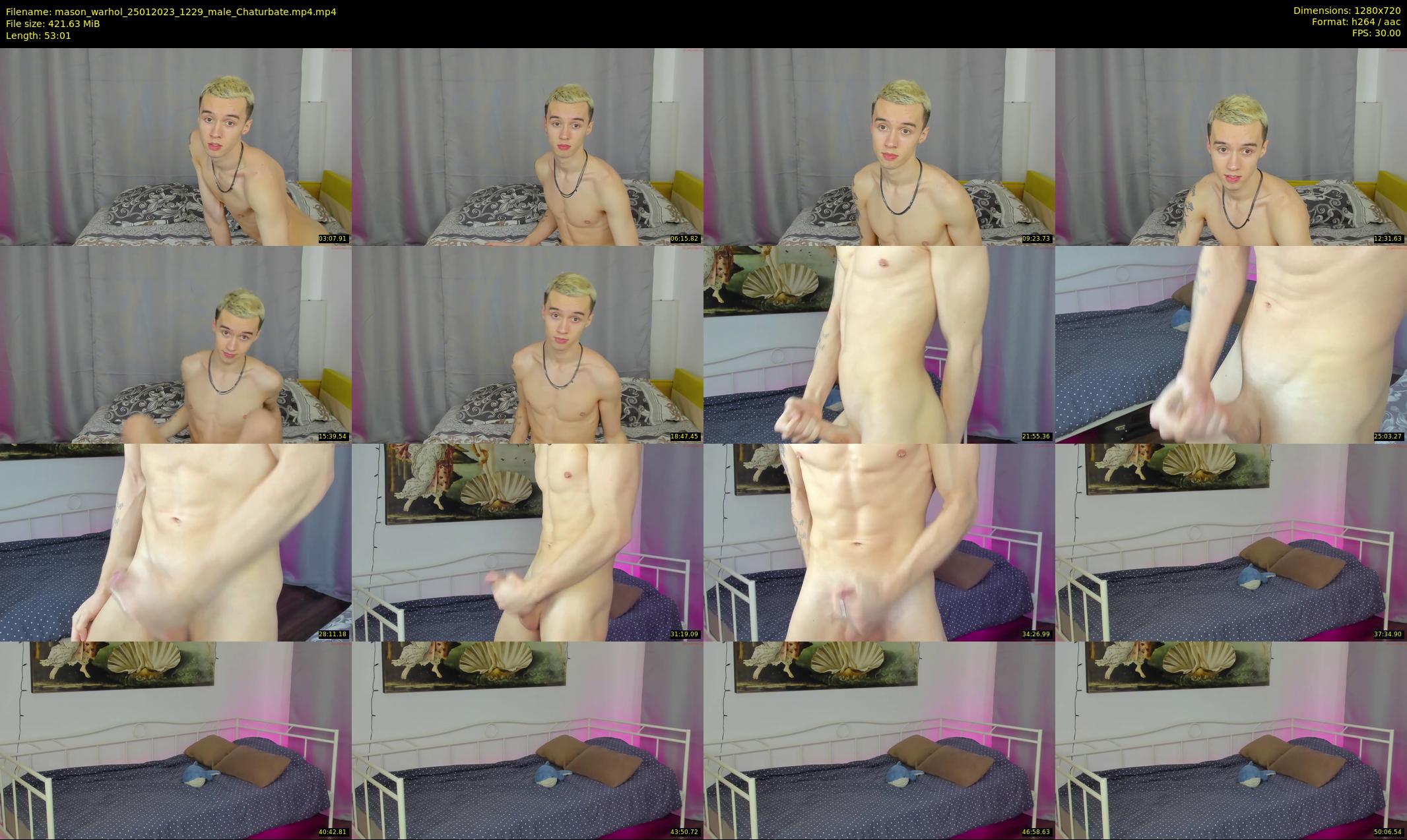 mason_warhol — 54 minute Chaturbate male cam show recording, 720p, Jan 25, 2023