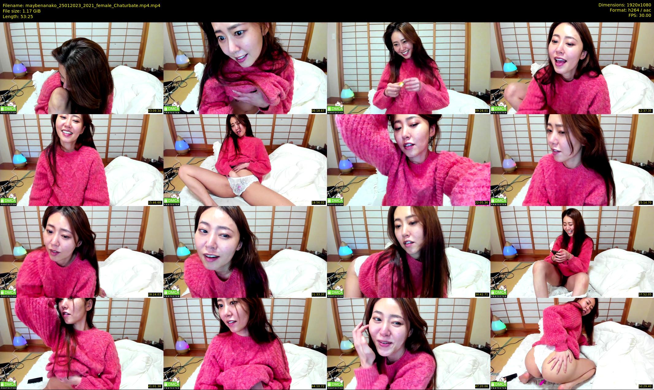 maybenanako — 54 minute Chaturbate female cam show recording, 1080p, Jan 25, 2023