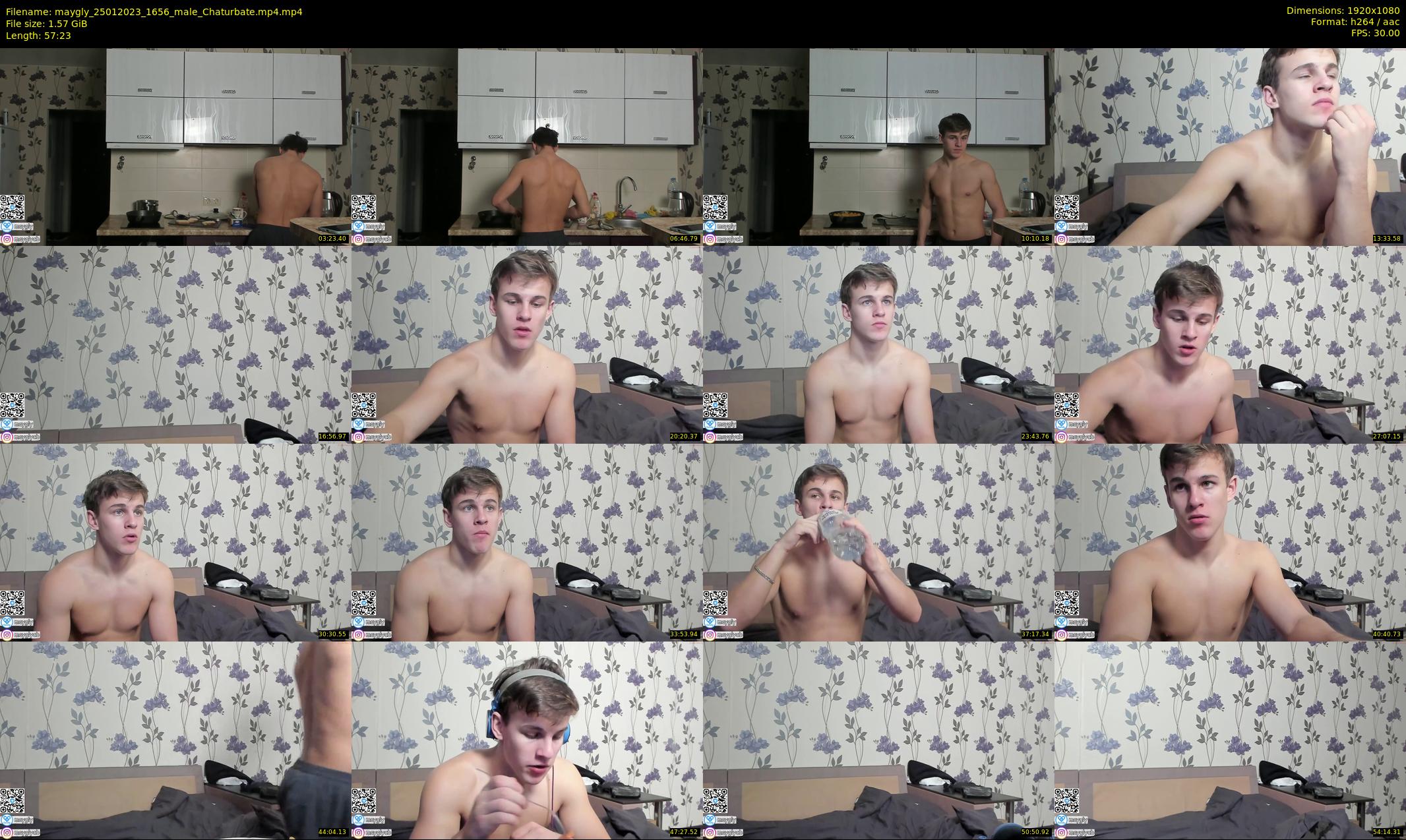 maygly — 58 minute Chaturbate male cam show recording, 1080p, Jan 25, 2023