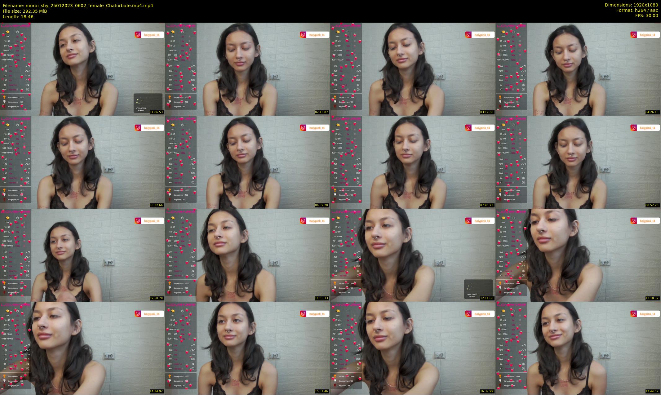 murai_shy — 19 minute Chaturbate female cam show recording, 1080p, Jan 25, 2023