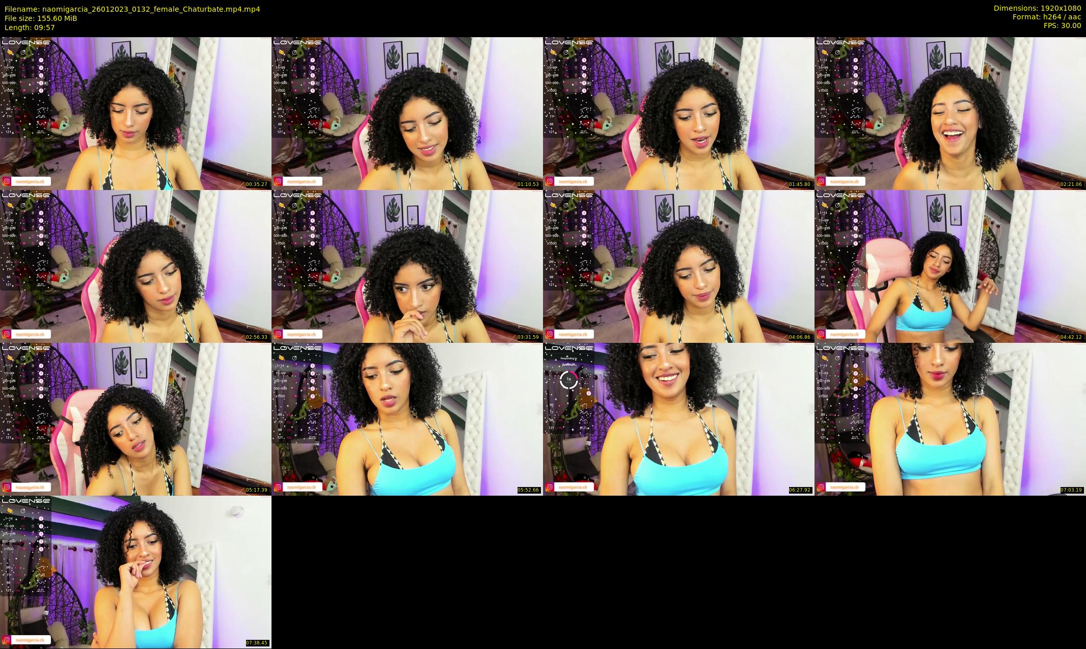 naomigarcia — 10 minute Chaturbate female cam show recording, 1080p, Jan 26, 2023