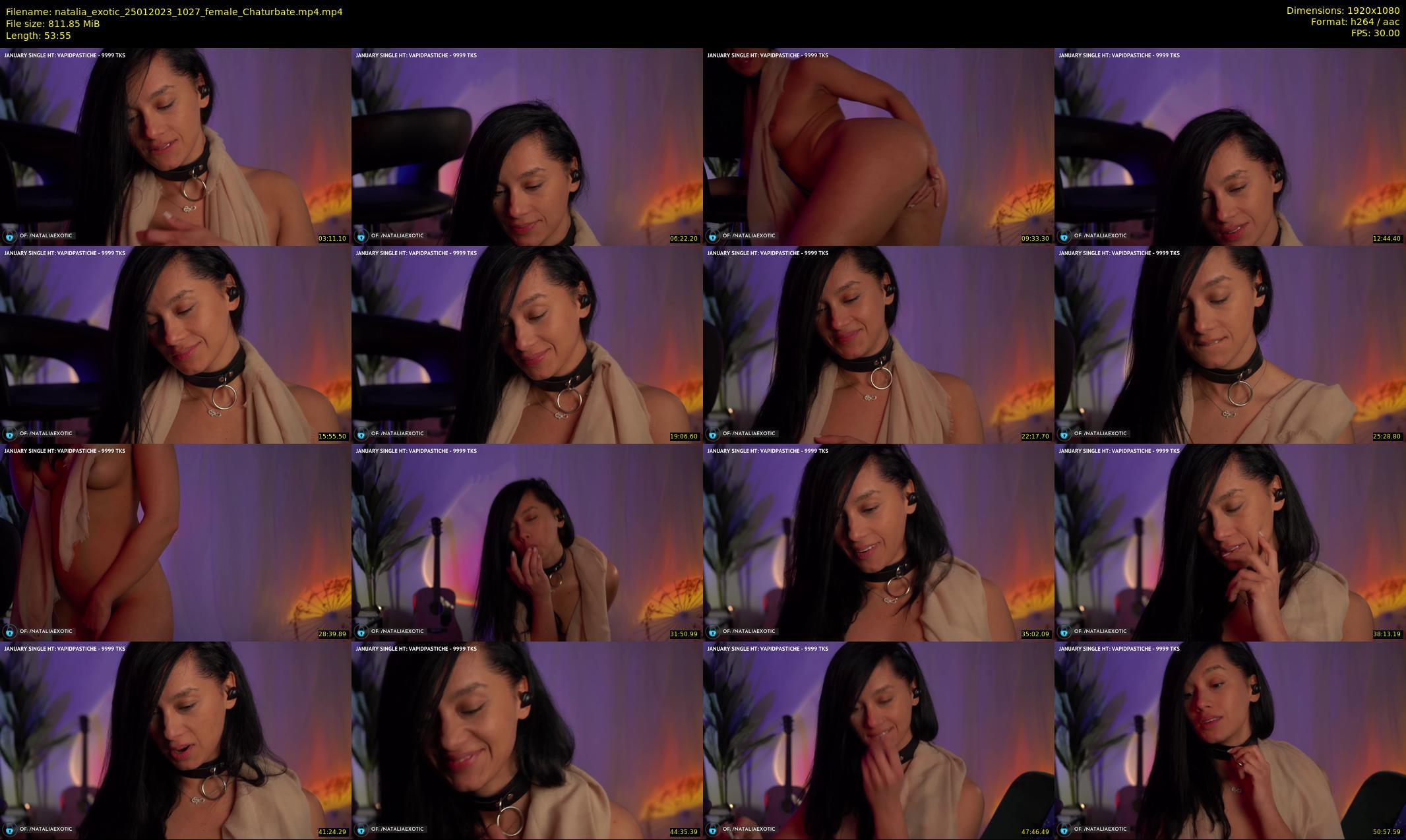 natalia_exotic — 54 minute Chaturbate female cam show recording, 1080p, Jan 25, 2023
