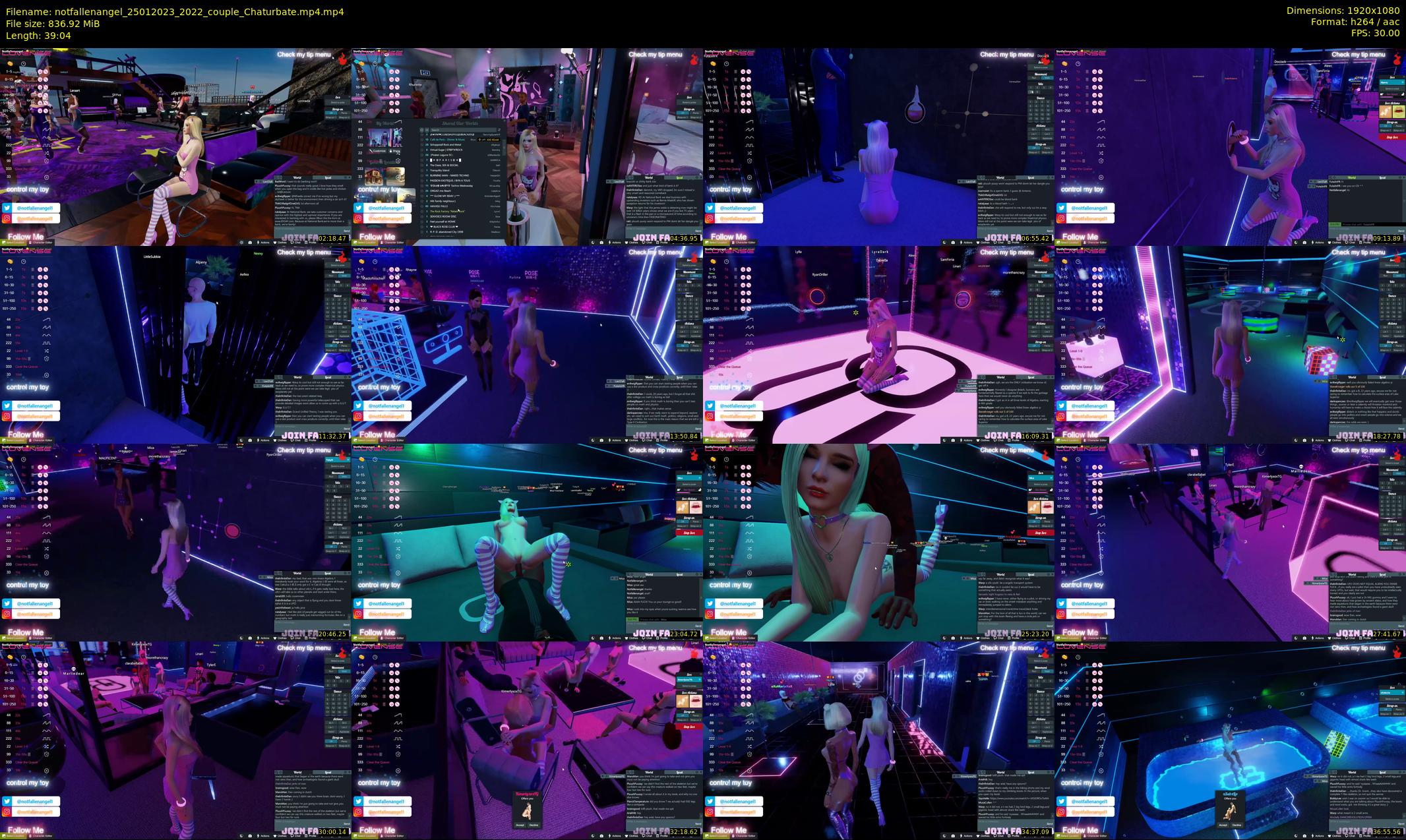 notfallenangel — 40 minute Chaturbate couple cam show recording, 1080p, Jan 25, 2023