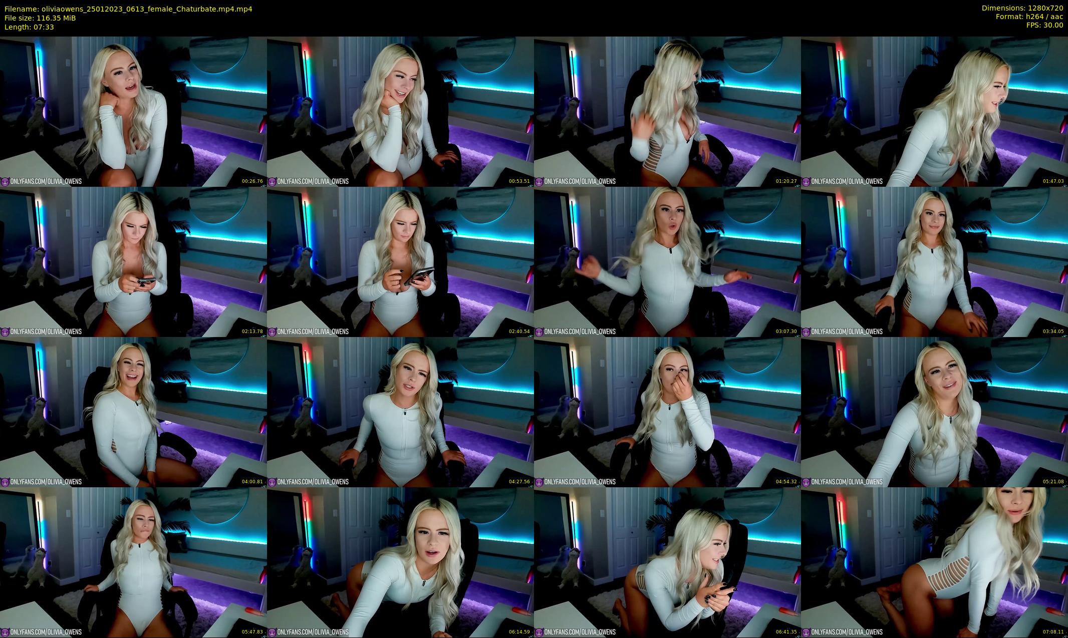 oliviaowens — 8 minute Chaturbate female cam show recording, 720p, Jan 25, 2023