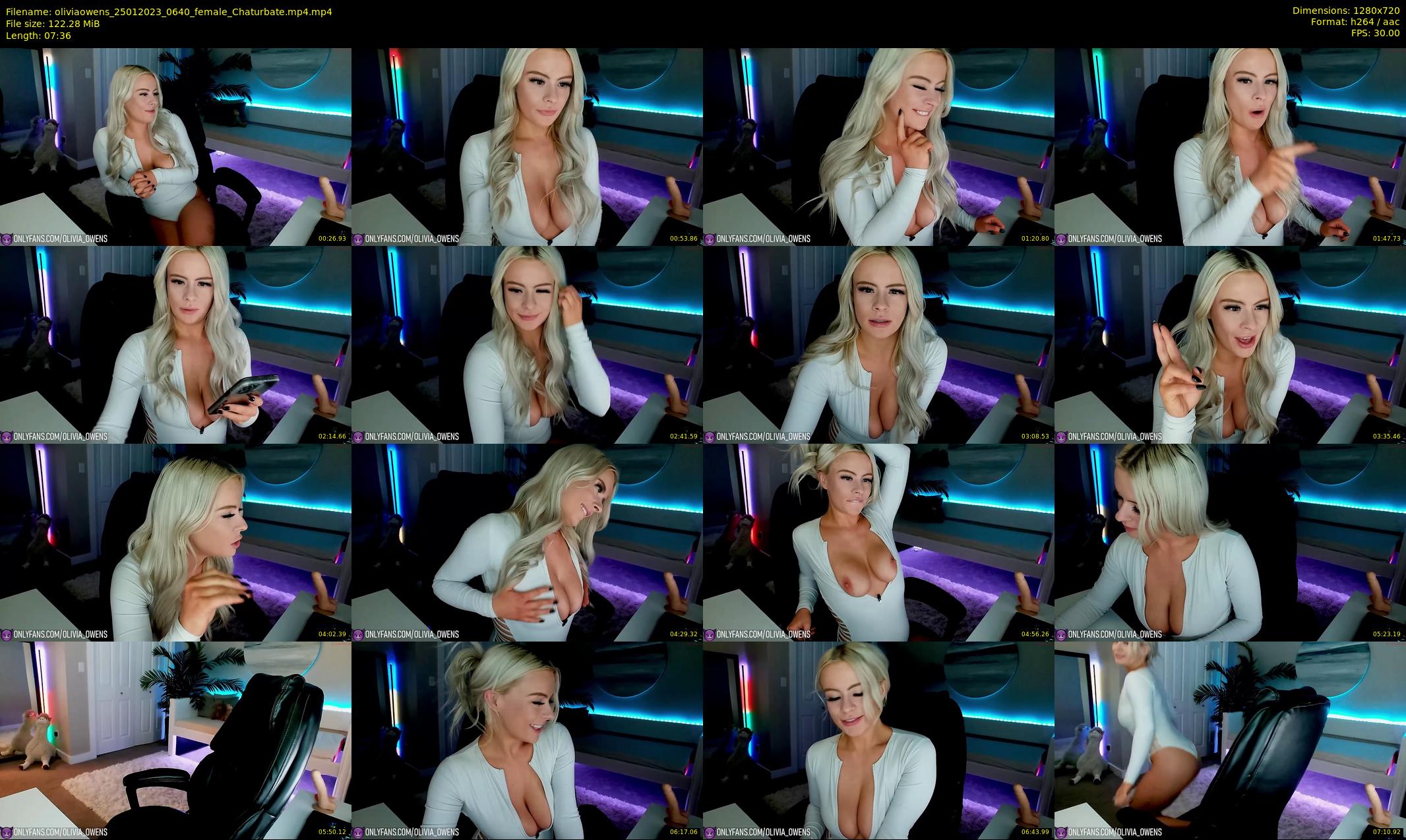 oliviaowens — 8 minute Chaturbate female cam show recording, 720p, Jan 25, 2023