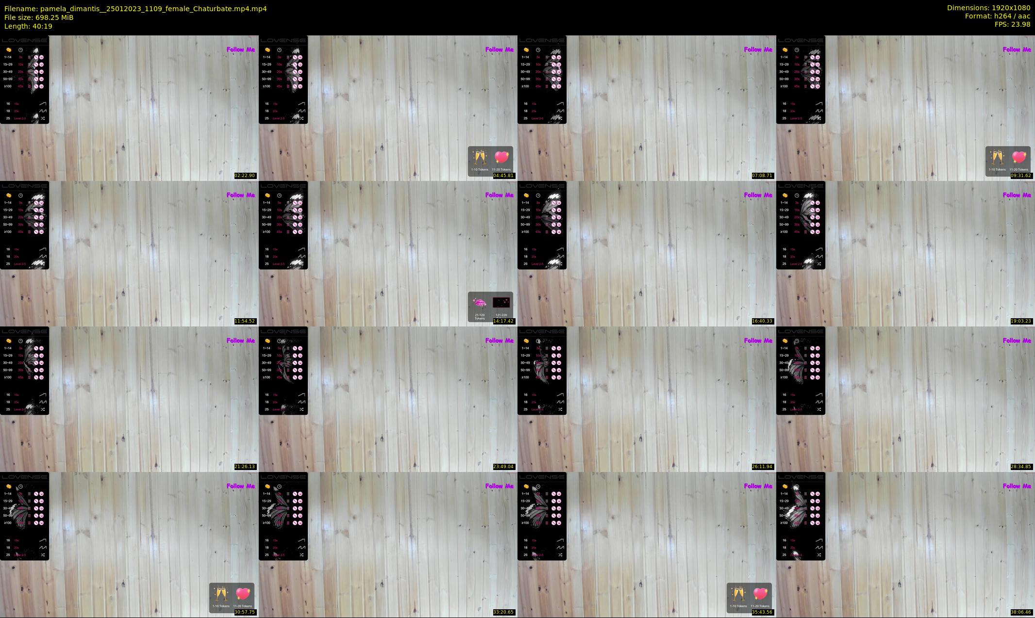 pamela_dimantis_ — 41 minute Chaturbate female cam show recording, 1080p, Jan 25, 2023