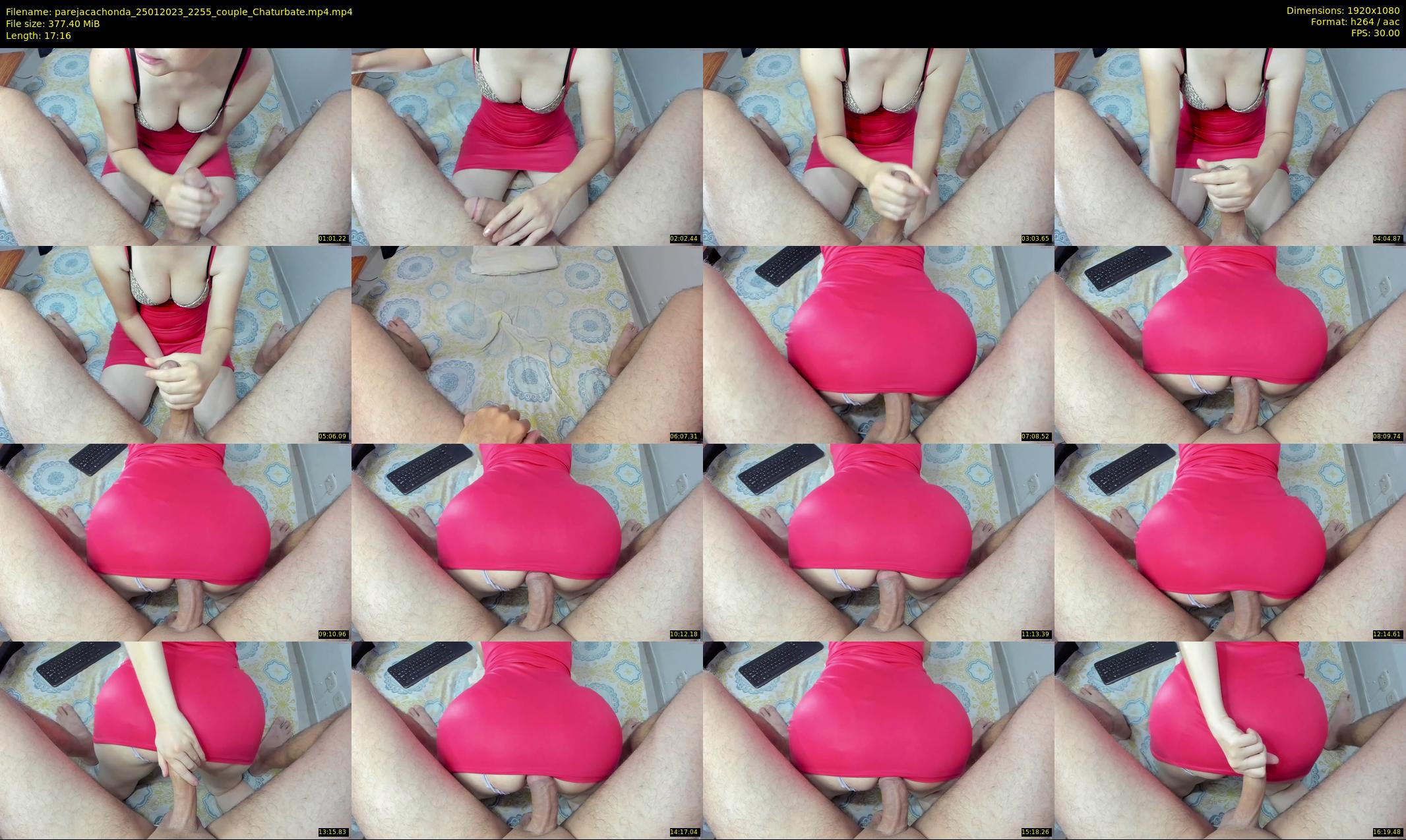 parejacachonda — 18 minute Chaturbate couple cam show recording, 1080p, Jan 25, 2023