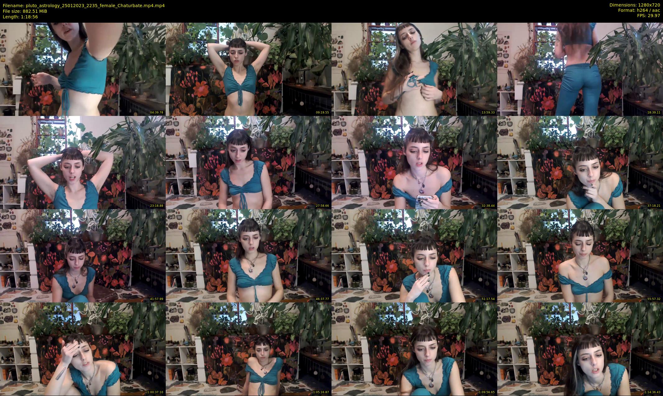 pluto_astrology — 79 minute Chaturbate female cam show recording, 720p, Jan 25, 2023