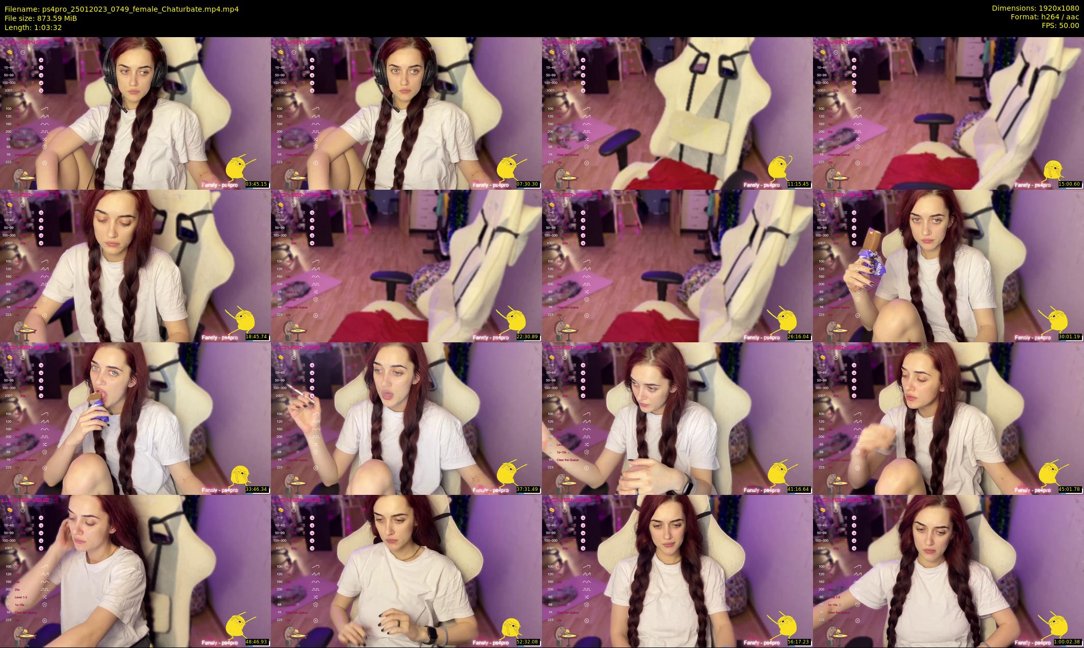 ps4pro — 64 minute Chaturbate female cam show recording, 1080p, Jan 25, 2023