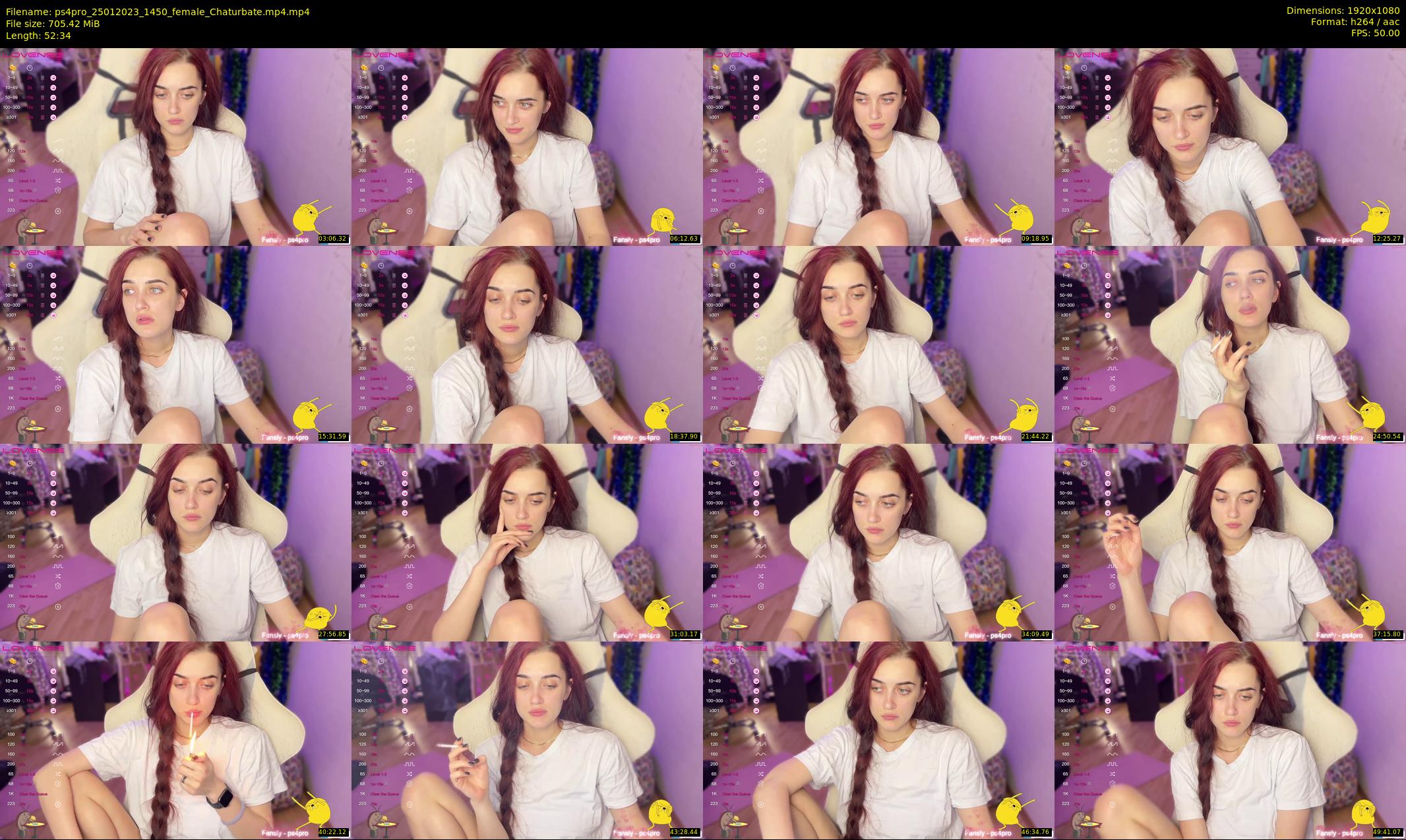 ps4pro — 53 minute Chaturbate female cam show recording, 1080p, Jan 25, 2023
